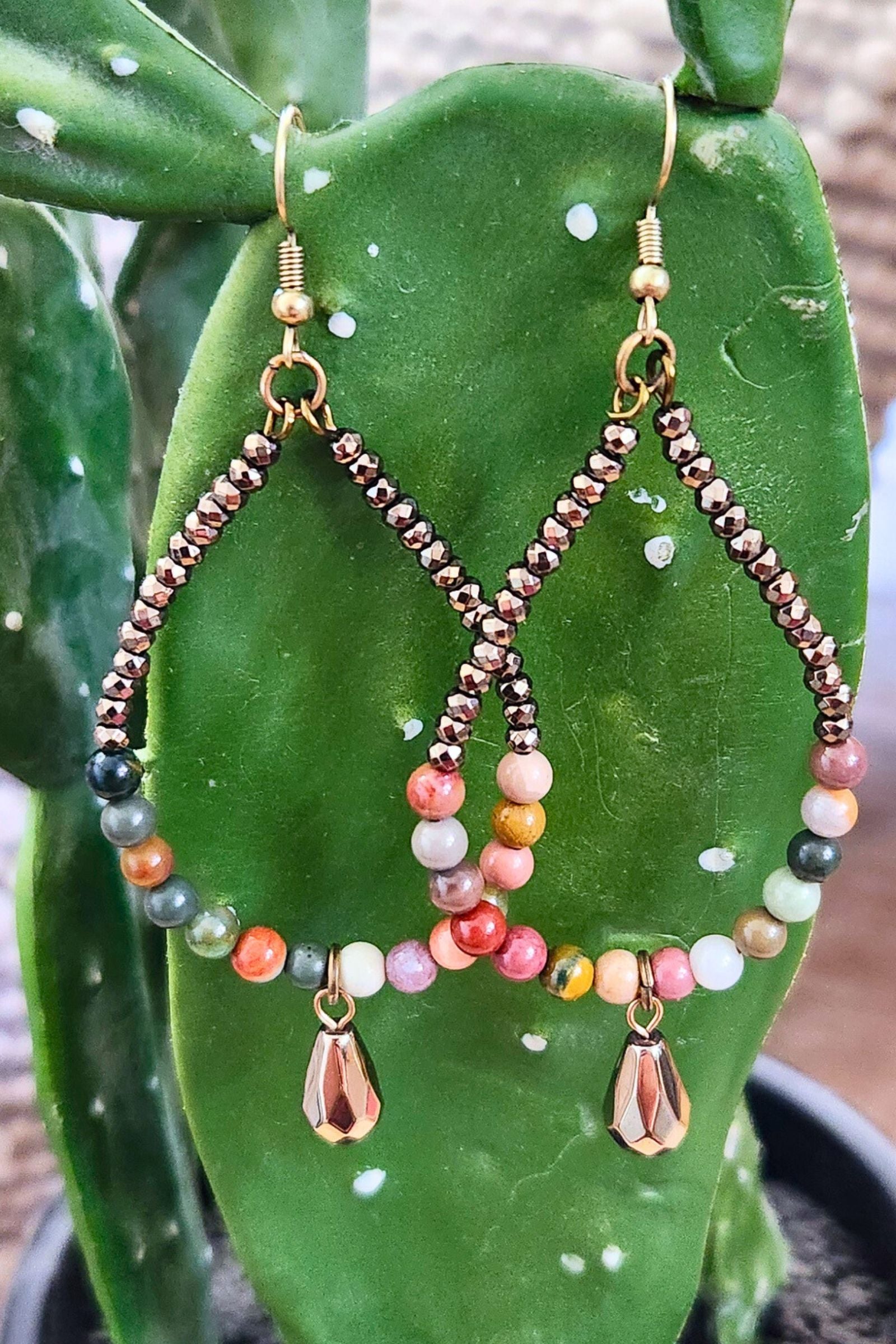 Giada Unakite Earrings