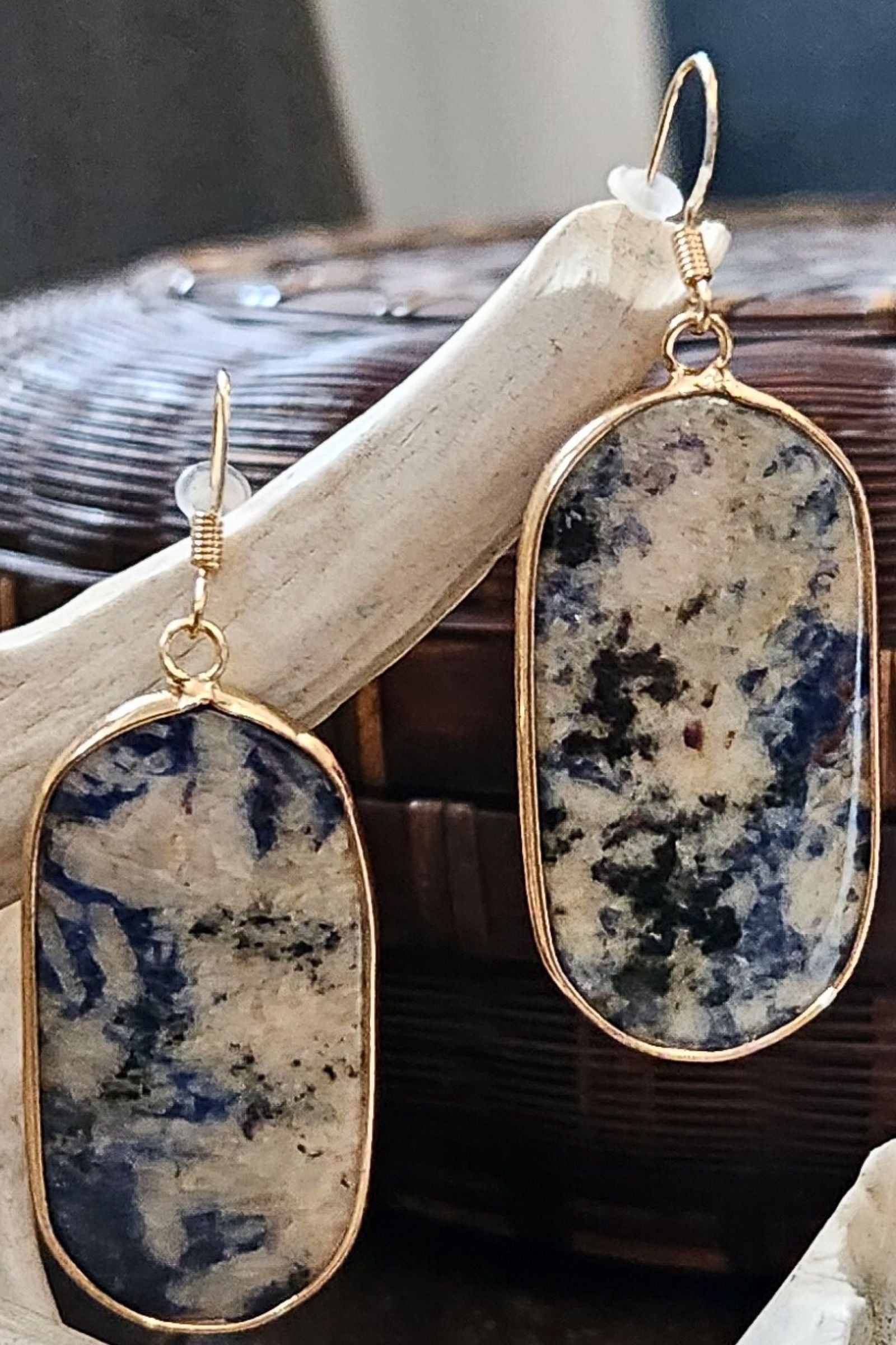 Rylie Blue Stone Earrings