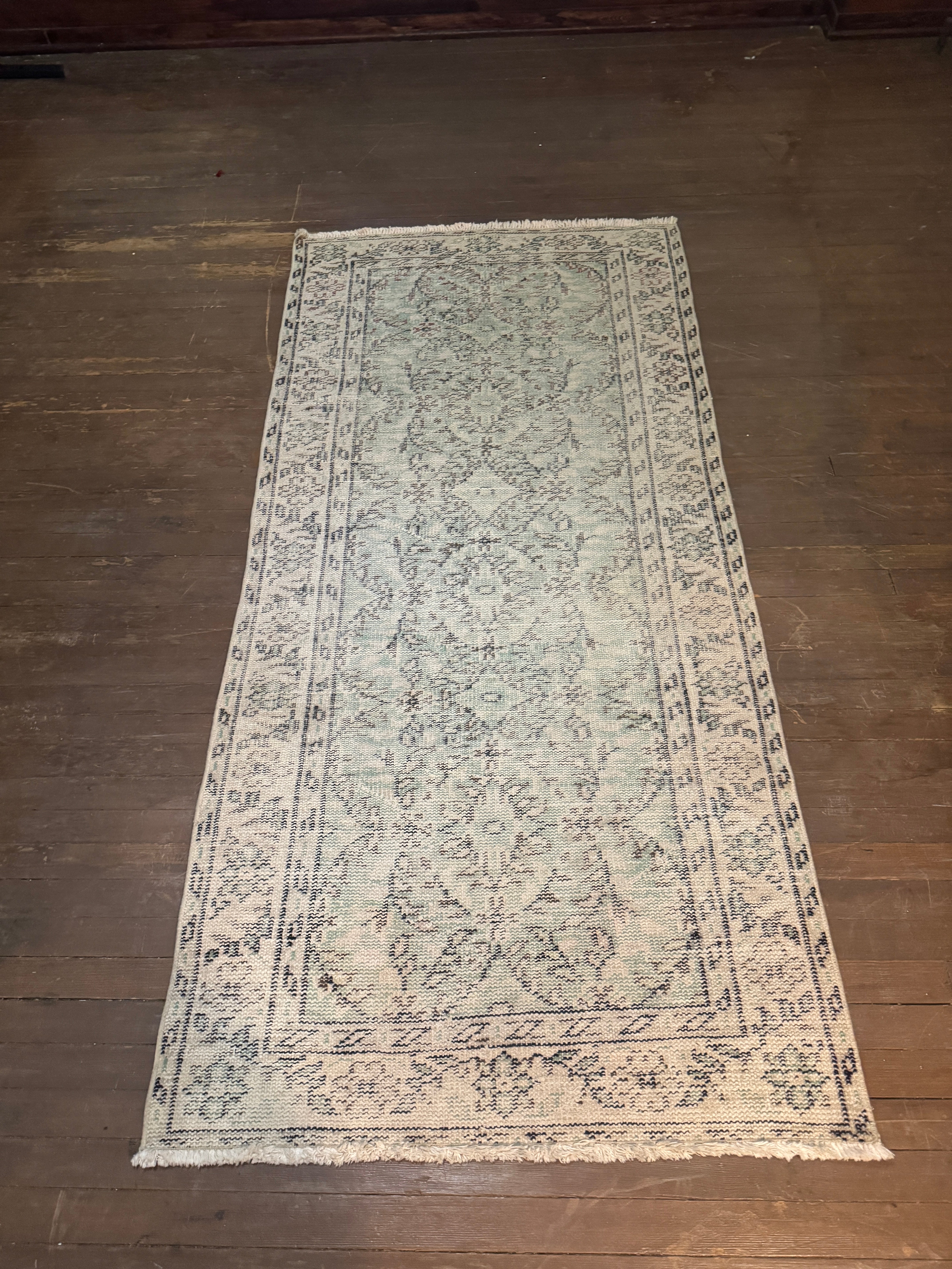 Antique Turkish Flatweave Rug - 6'7" x 3'1" (rug #011)