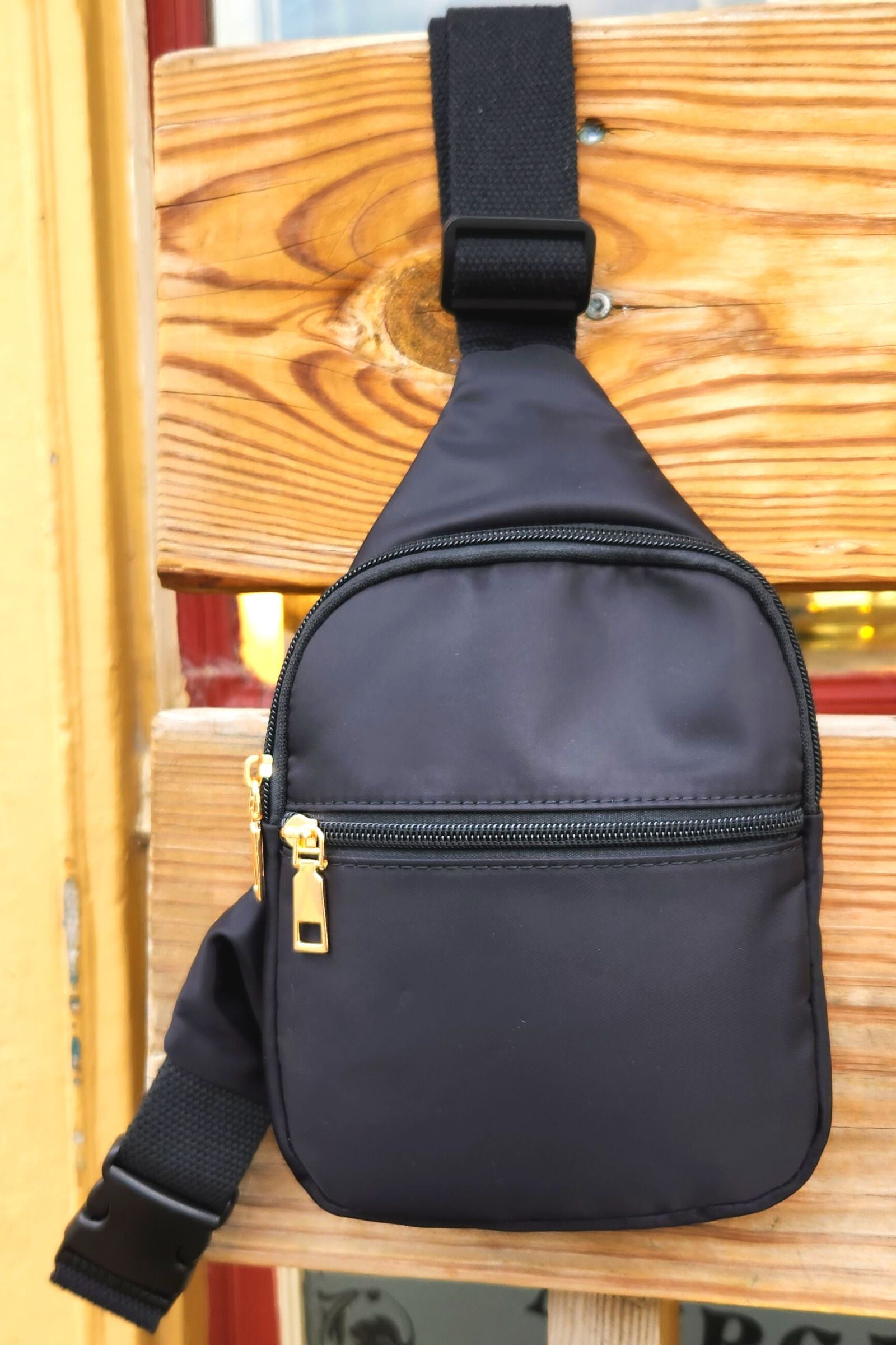 Black Mini Sling Bag