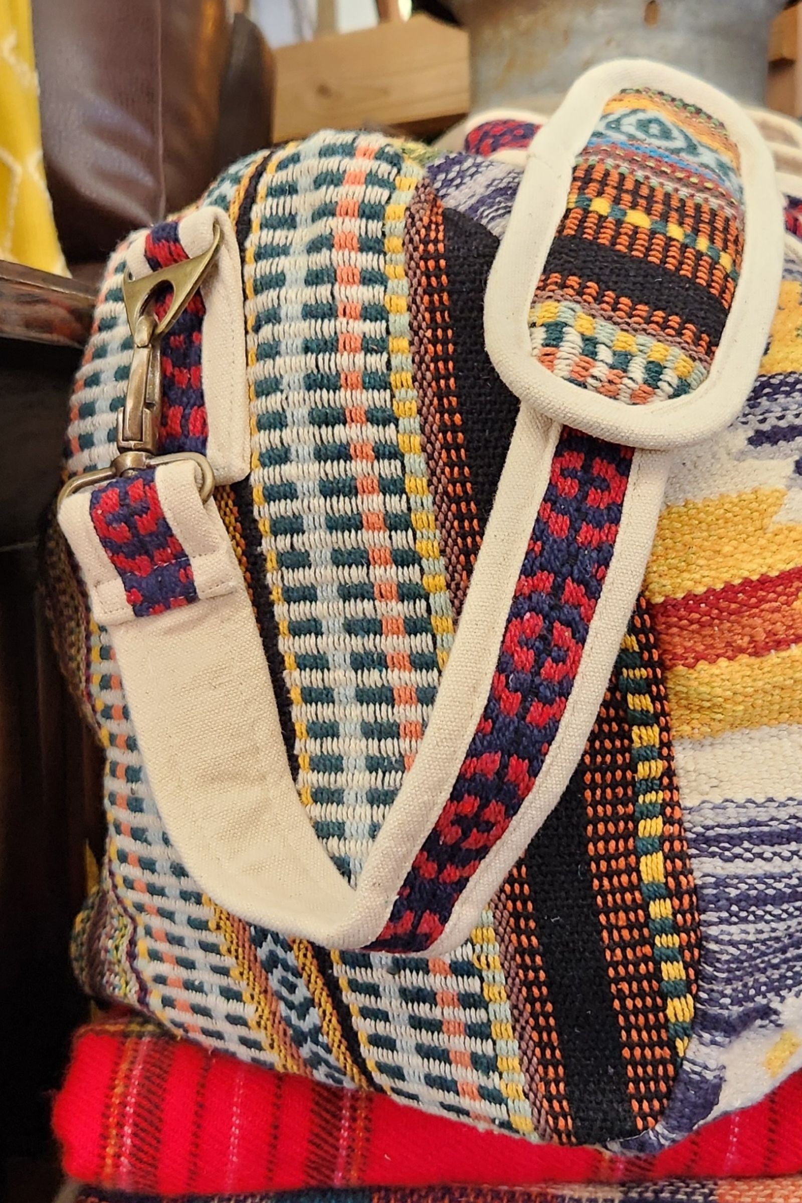 Ruggine Navajo Denim Duffel Bag