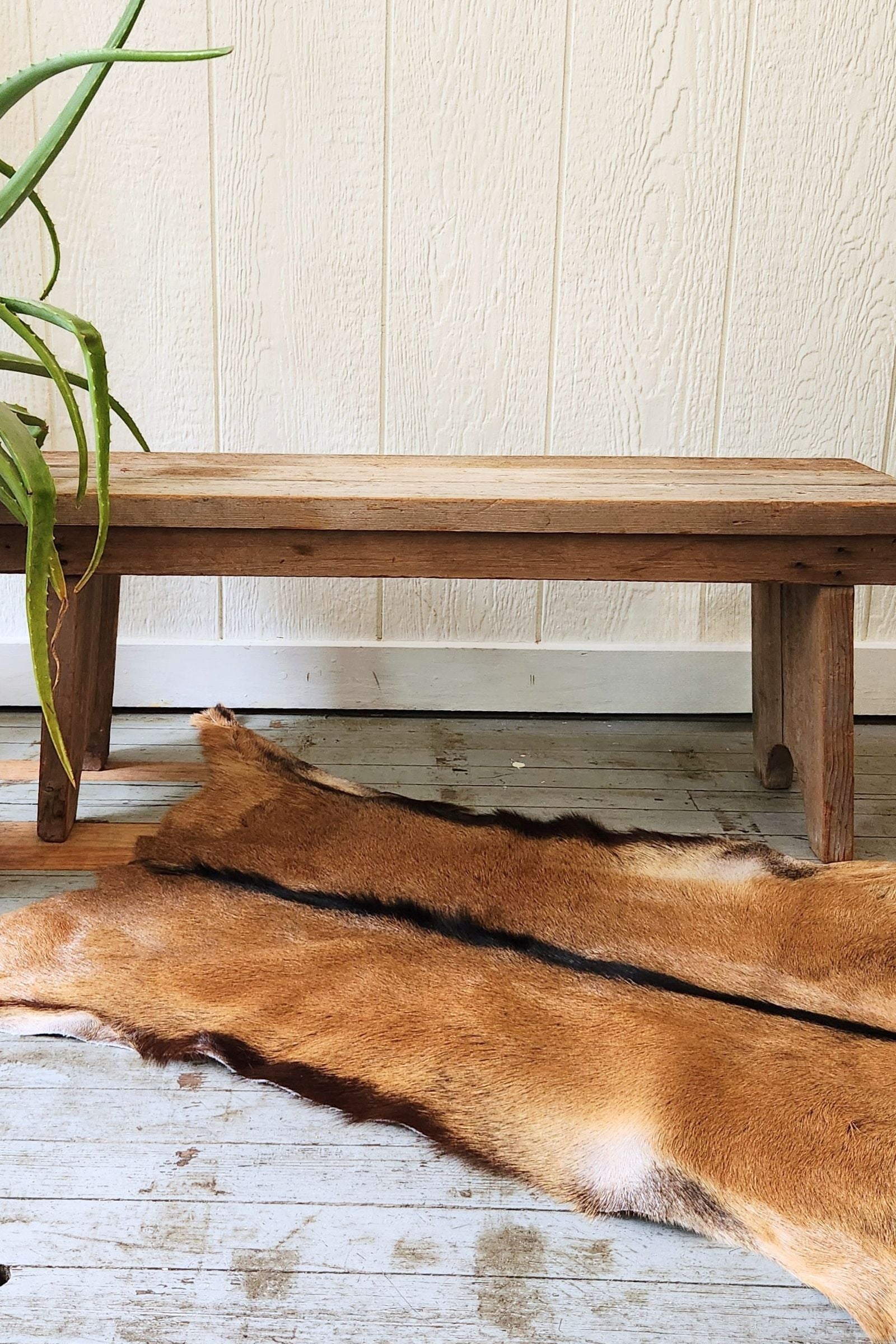 Brown Goat Hide Rug #456