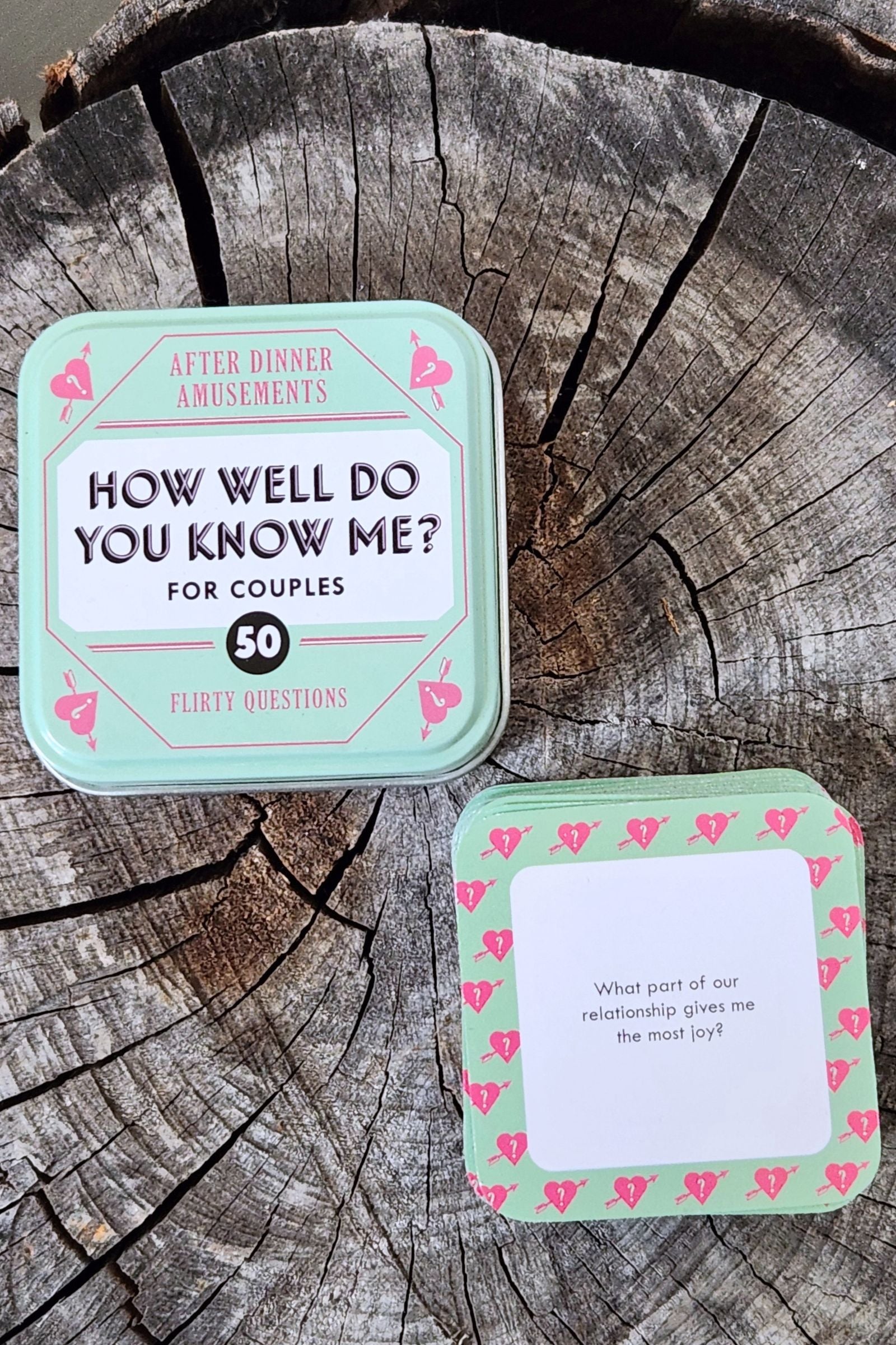 After Dinner Amusements: How Well Do You Know Me? For Couples