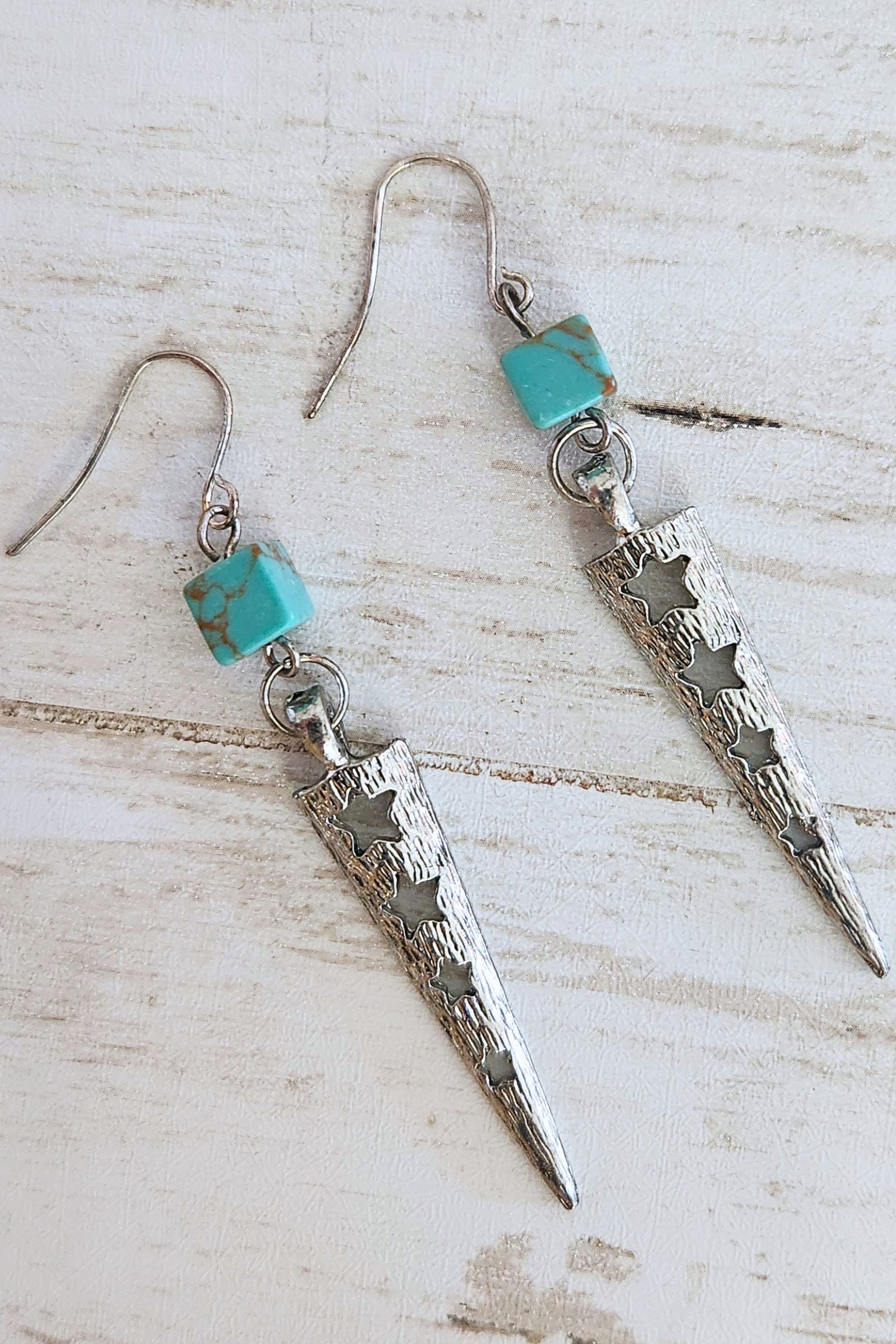 Star Streams Dangle Earrings