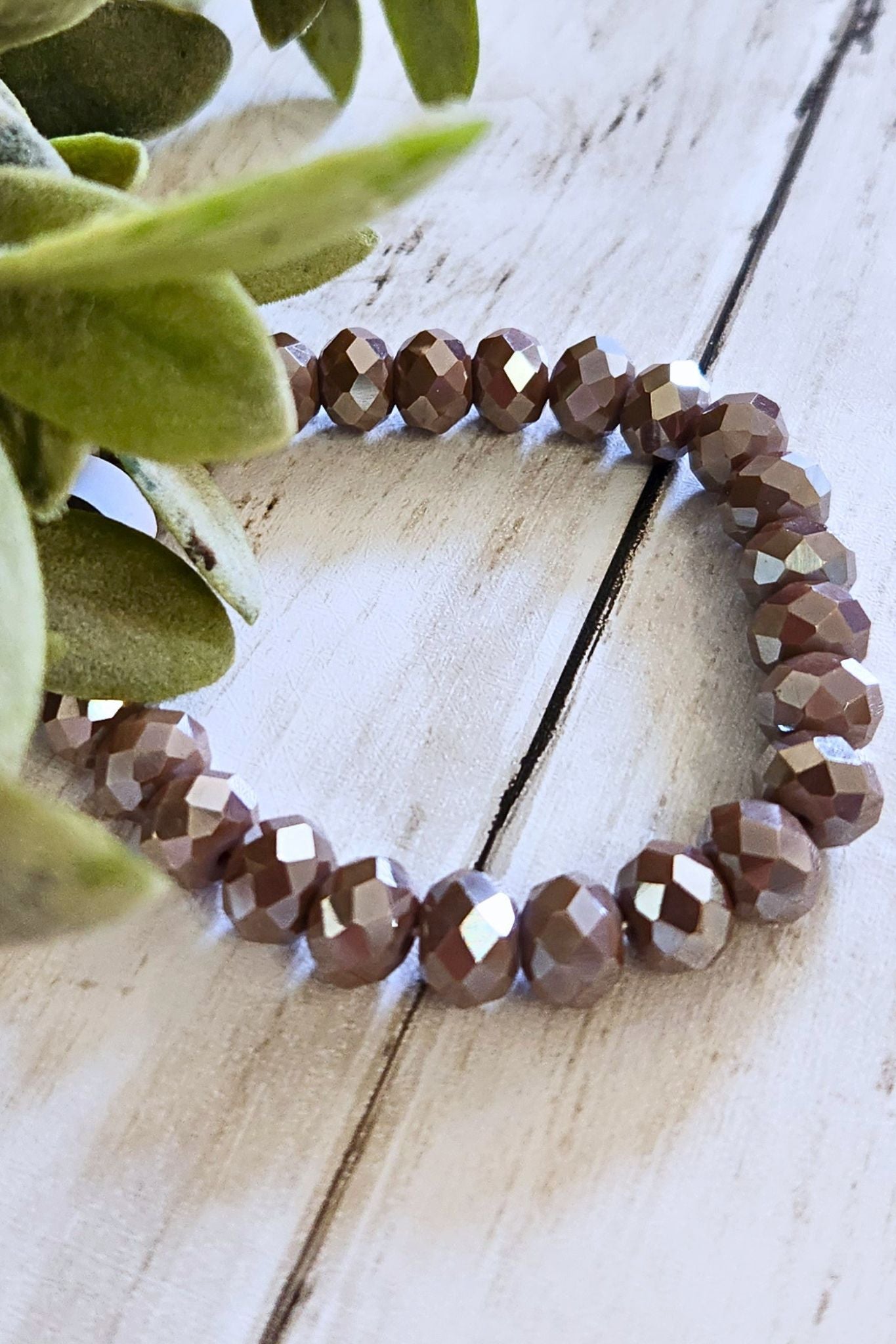 Brown Sugar Beaded Stretch Bracelets - 5 Styles