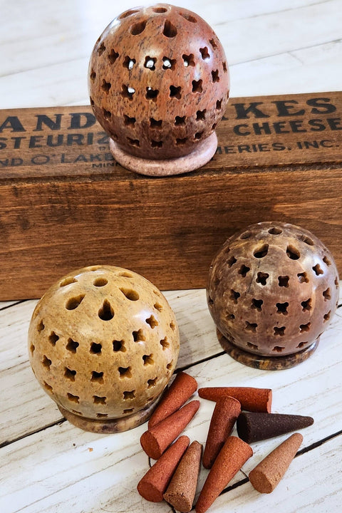 Soapstone Incense Cone Burners