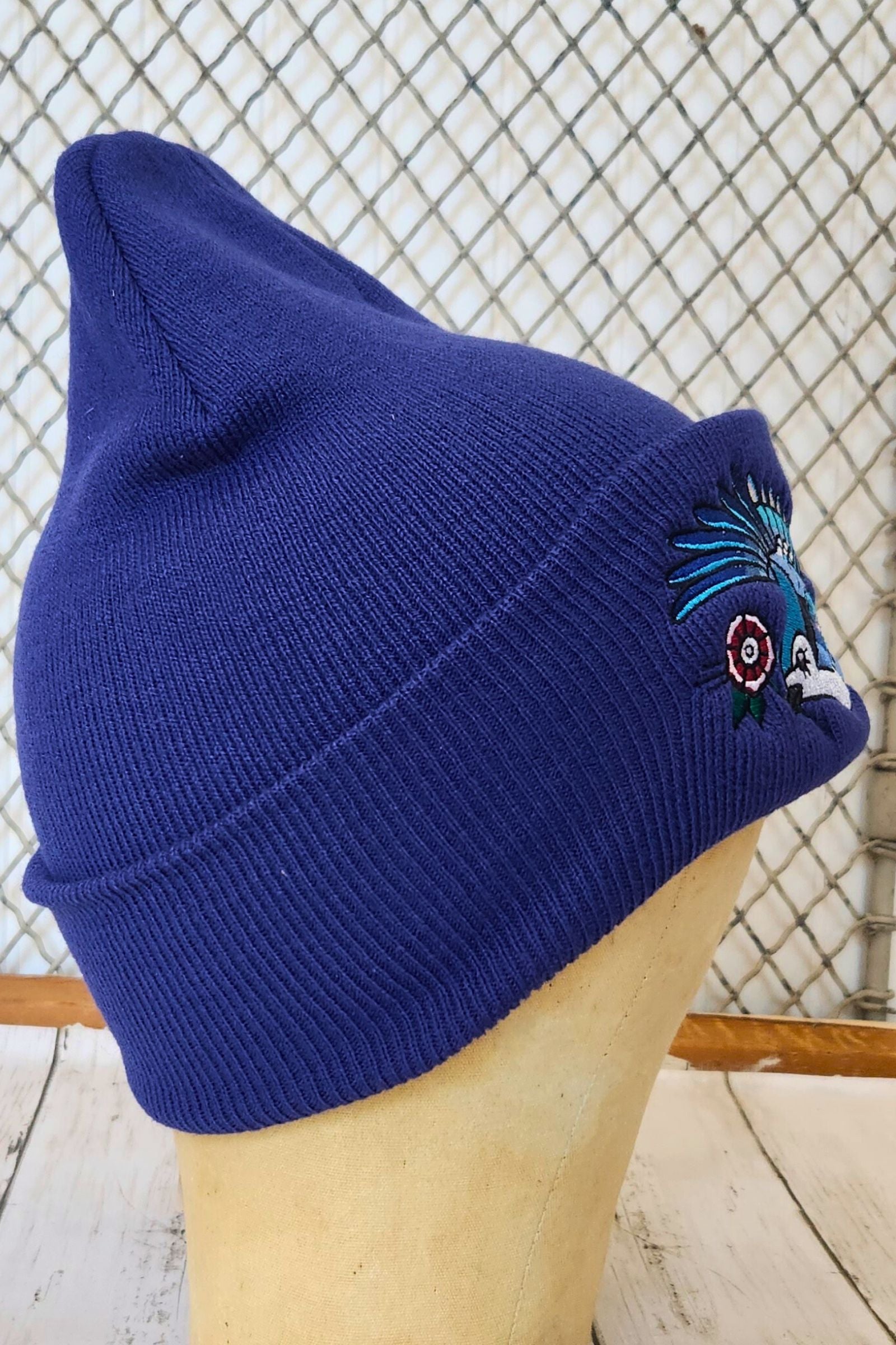 Soaring Blue Jay Beanie