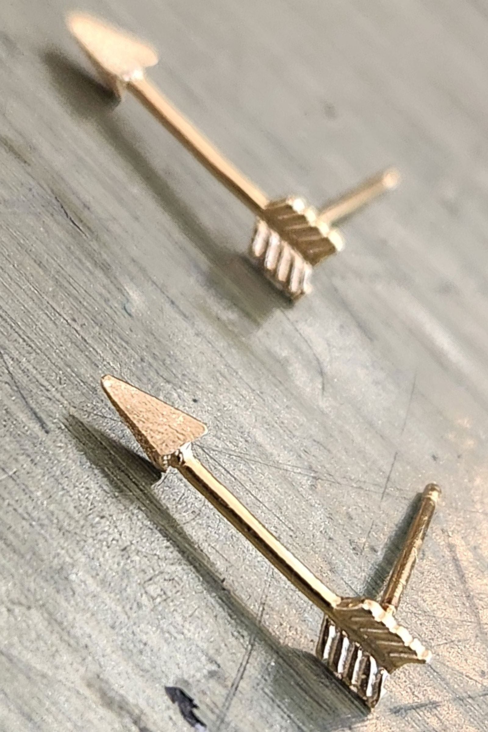 Dainty Gold Arrow Earrings