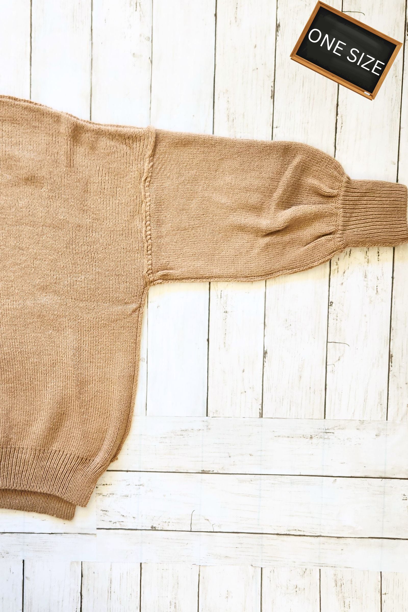 Cozy Mocha Oversized Sweater