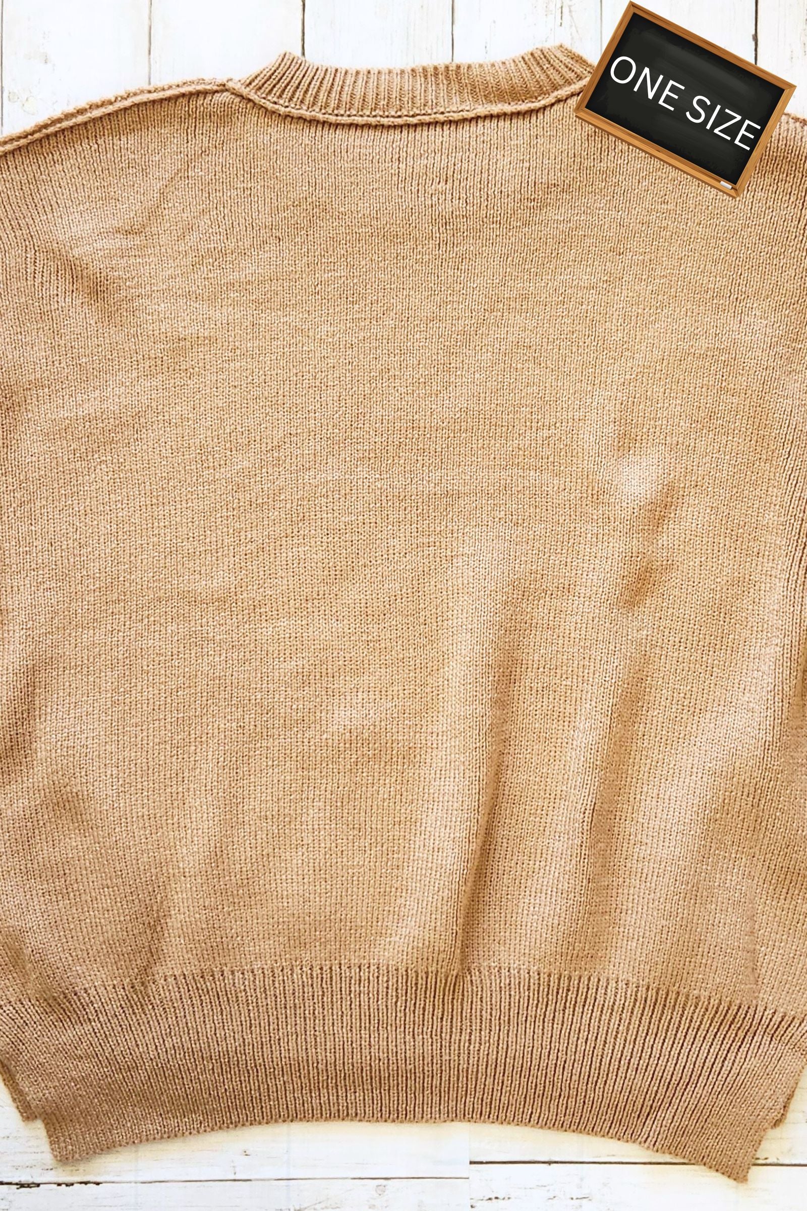 Cozy Mocha Oversized Sweater