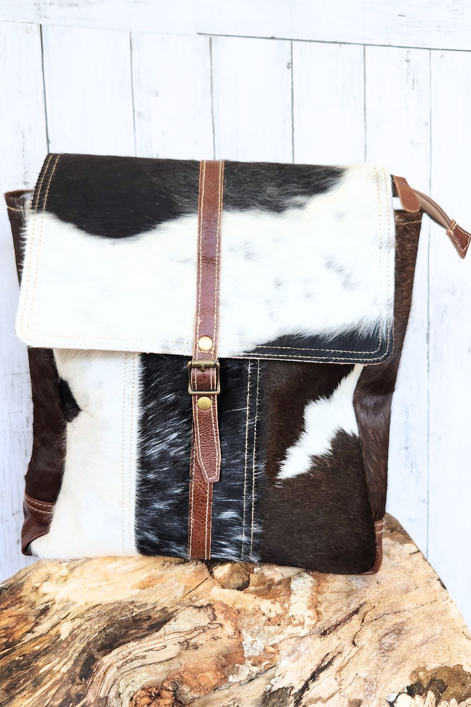 Cowhide Back Pack Bag