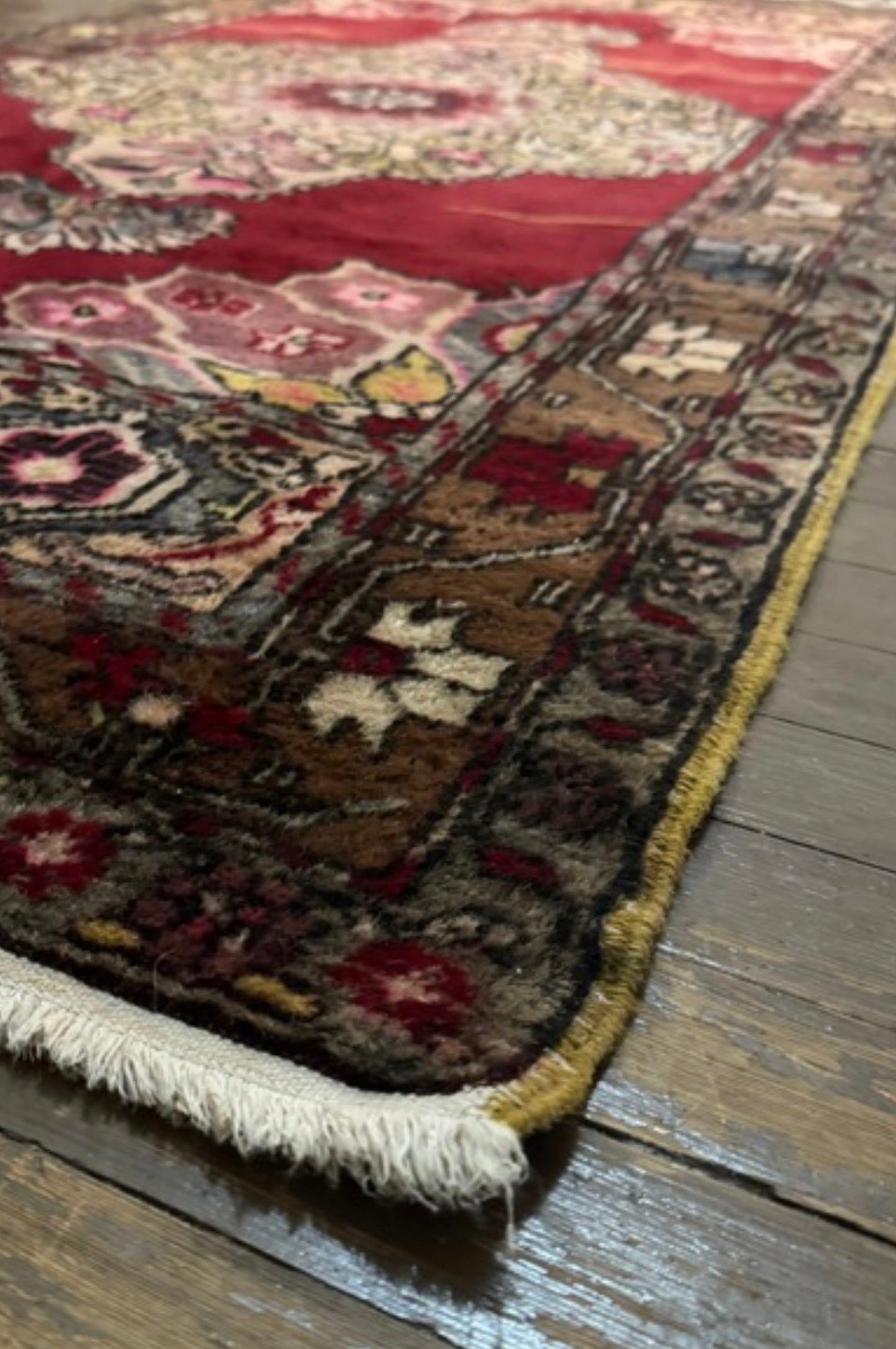 Antique Turkish Medallion Rug - 6'6" x 3'3" (rug #004)