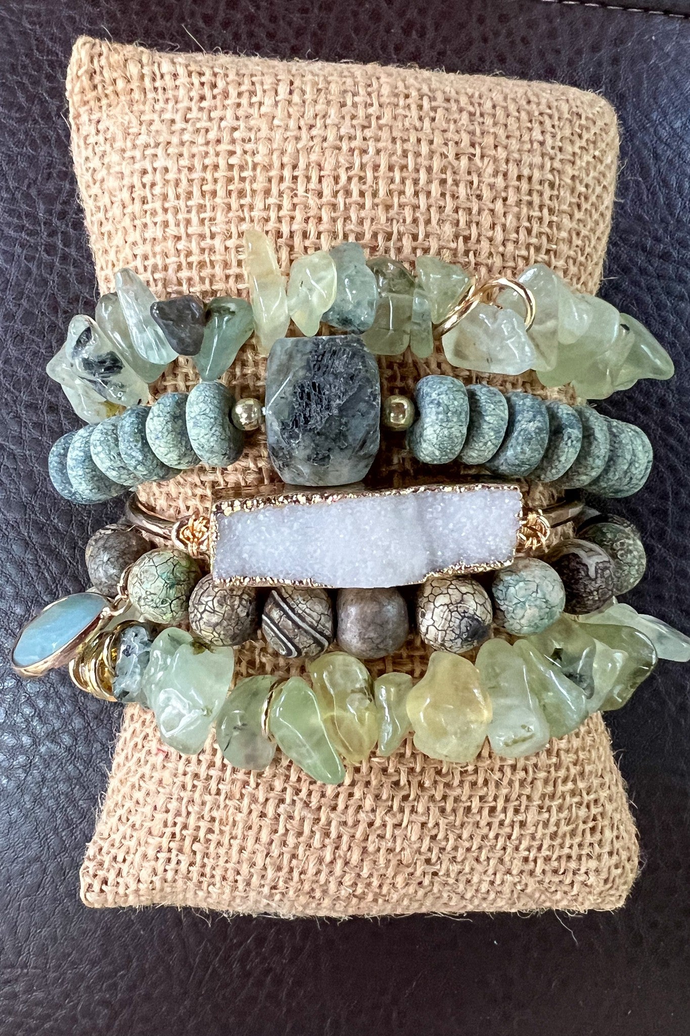 Elyse Labradorite Stretch Bracelets - 5 Styles