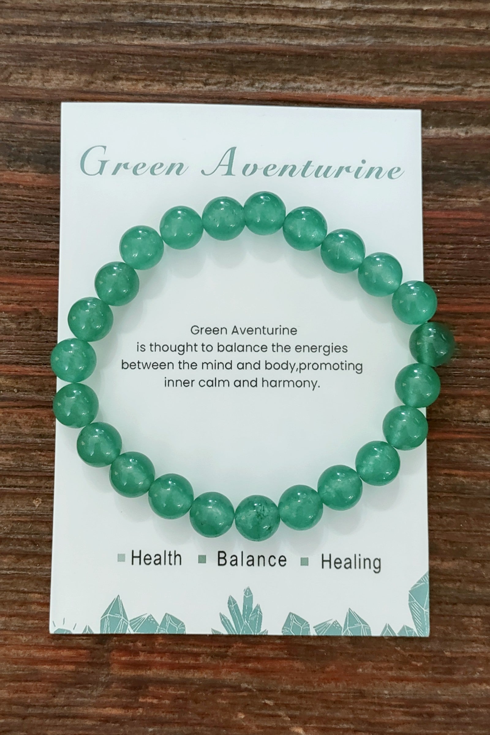 Green Aventurine Stone Stretch Bracelet