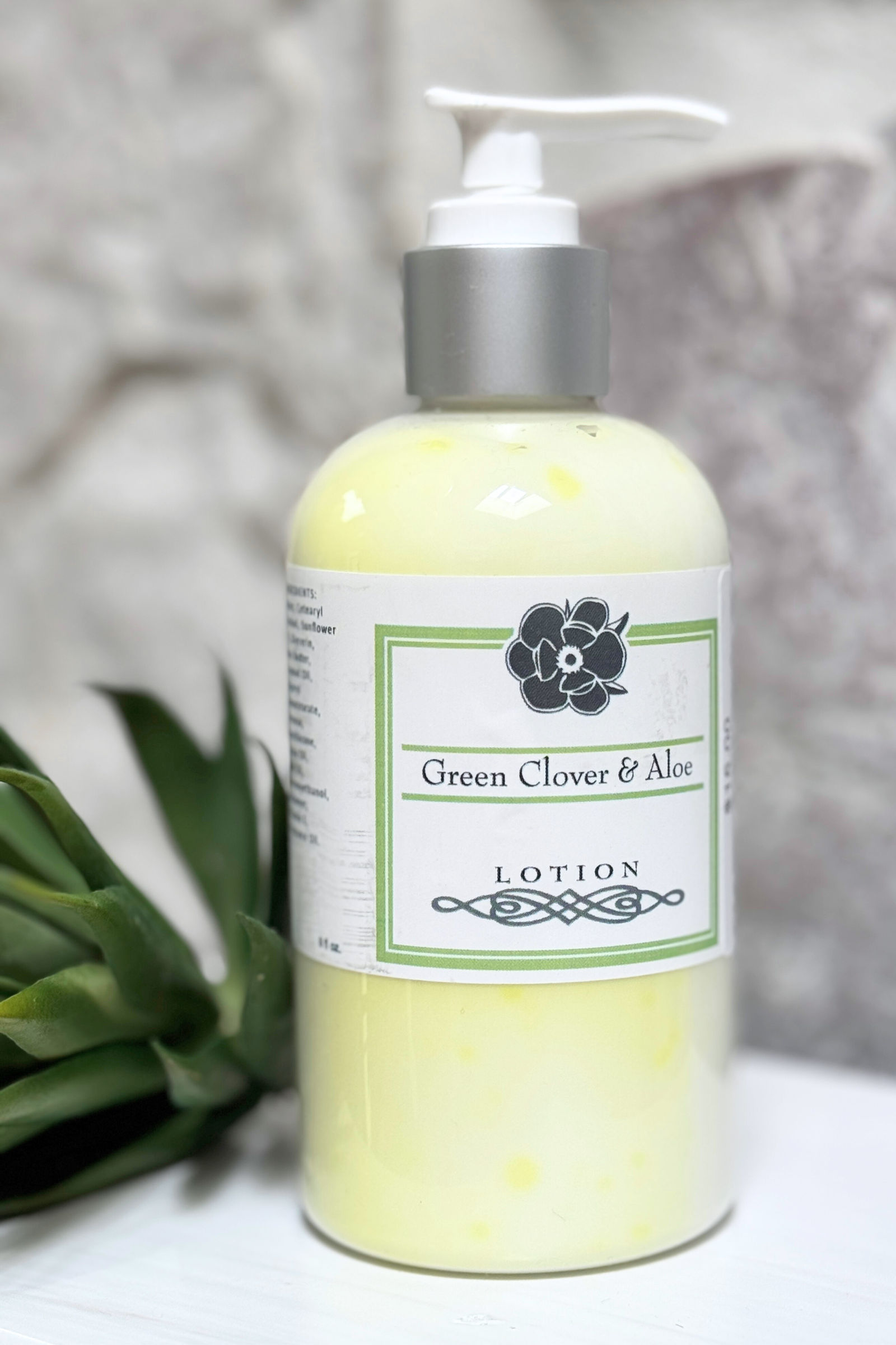 Green Clover & Aloe 8oz. Lotion