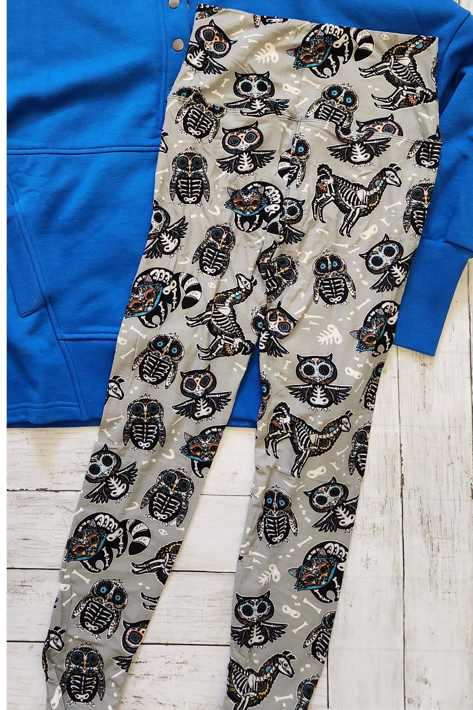 Day of the Dead Nature Yoga Legging