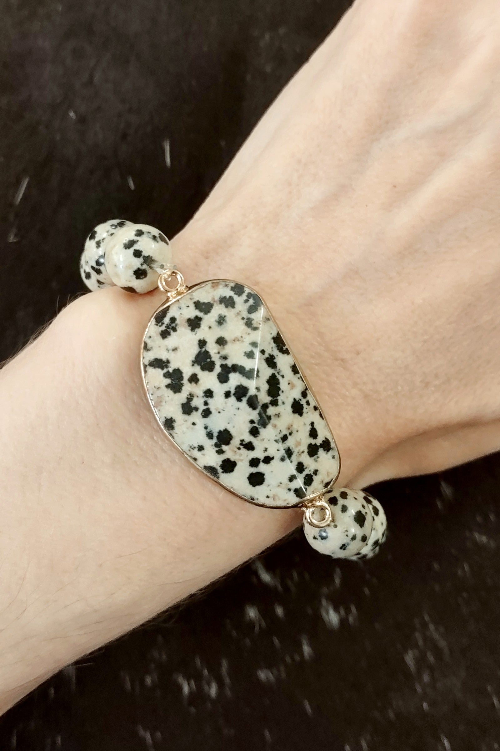 Julia Dalmatian Stretch Bracelets - 4 Styles