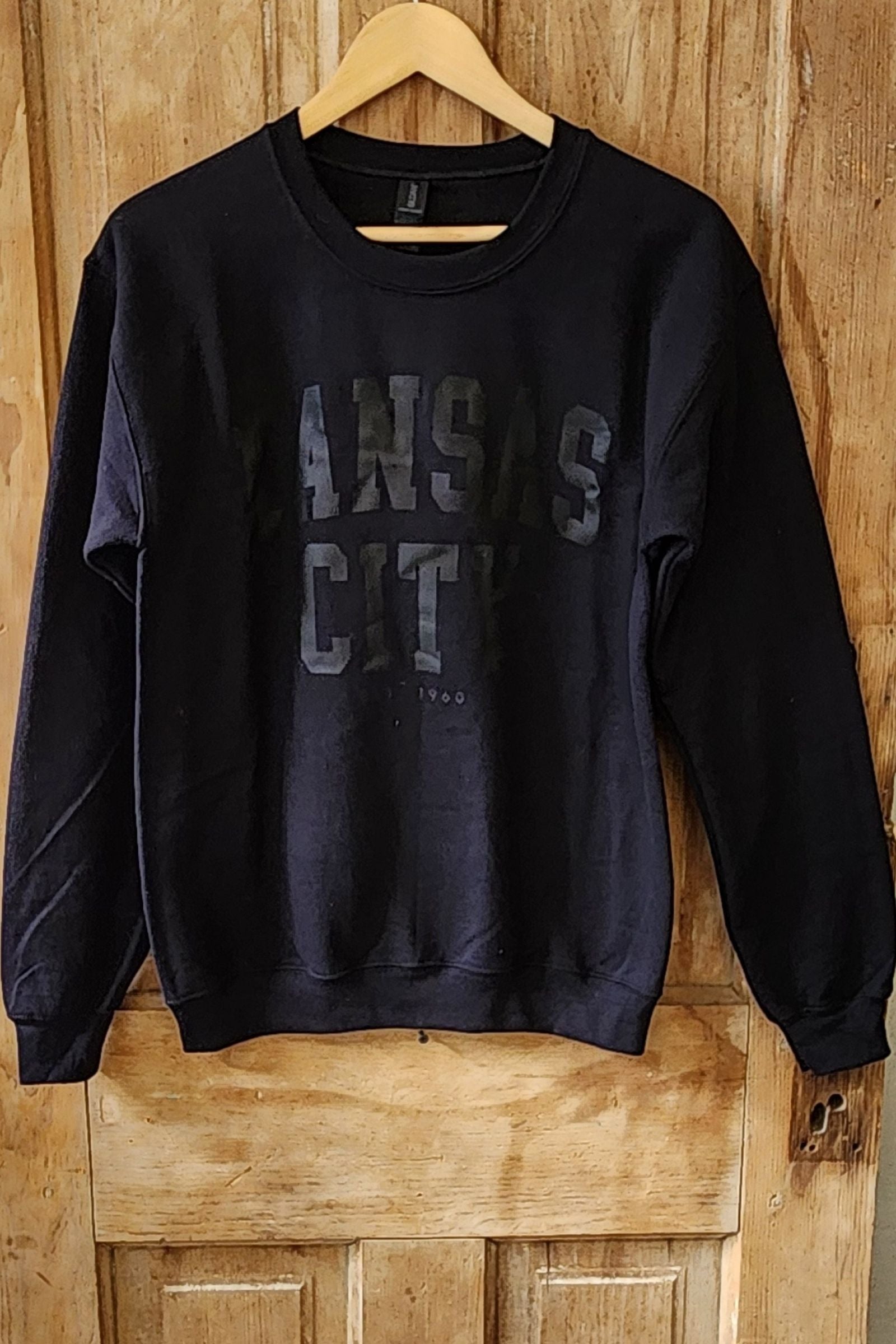 Monochromatic Black Kansas City Sweatshirt