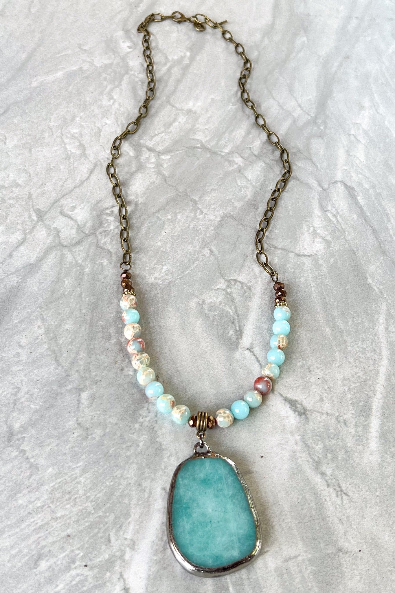 New Luna Amazonite Necklace