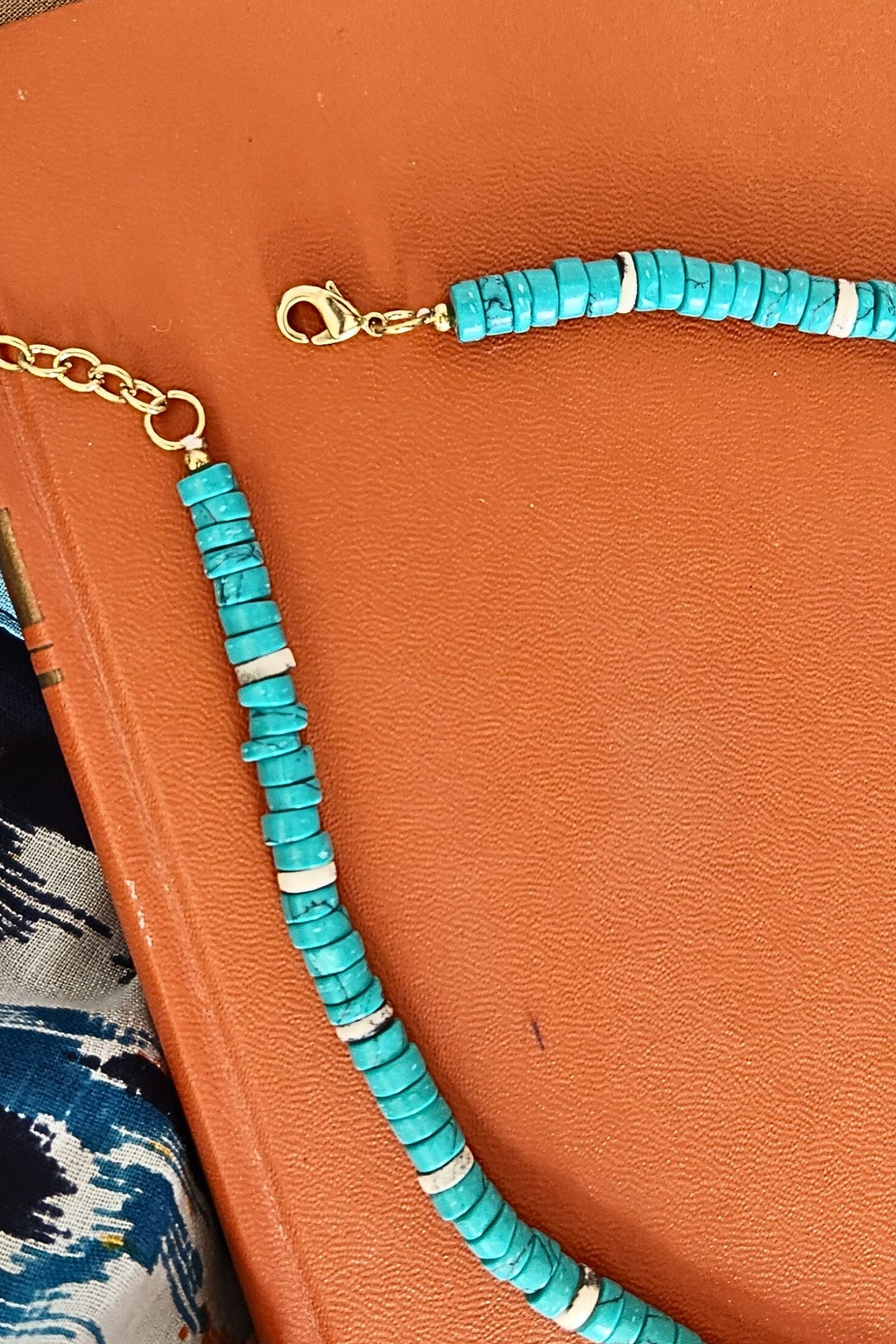 Raine Turquoise Beaded Choker Necklace