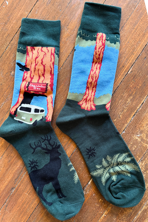 Redwoods Men's Crew Socks