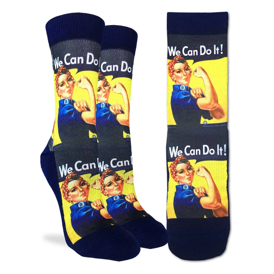 Rosie the Riveter ACTIVE FIT WOMEN'S Crew Socks