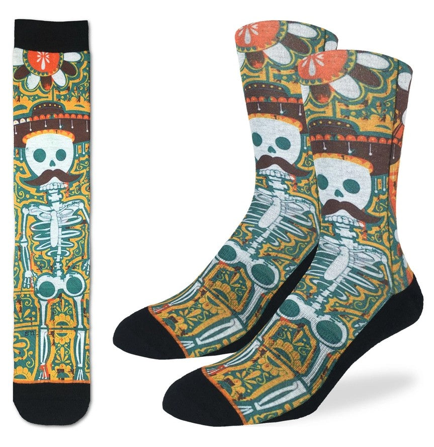Señor Bones Men's Crew Socks
