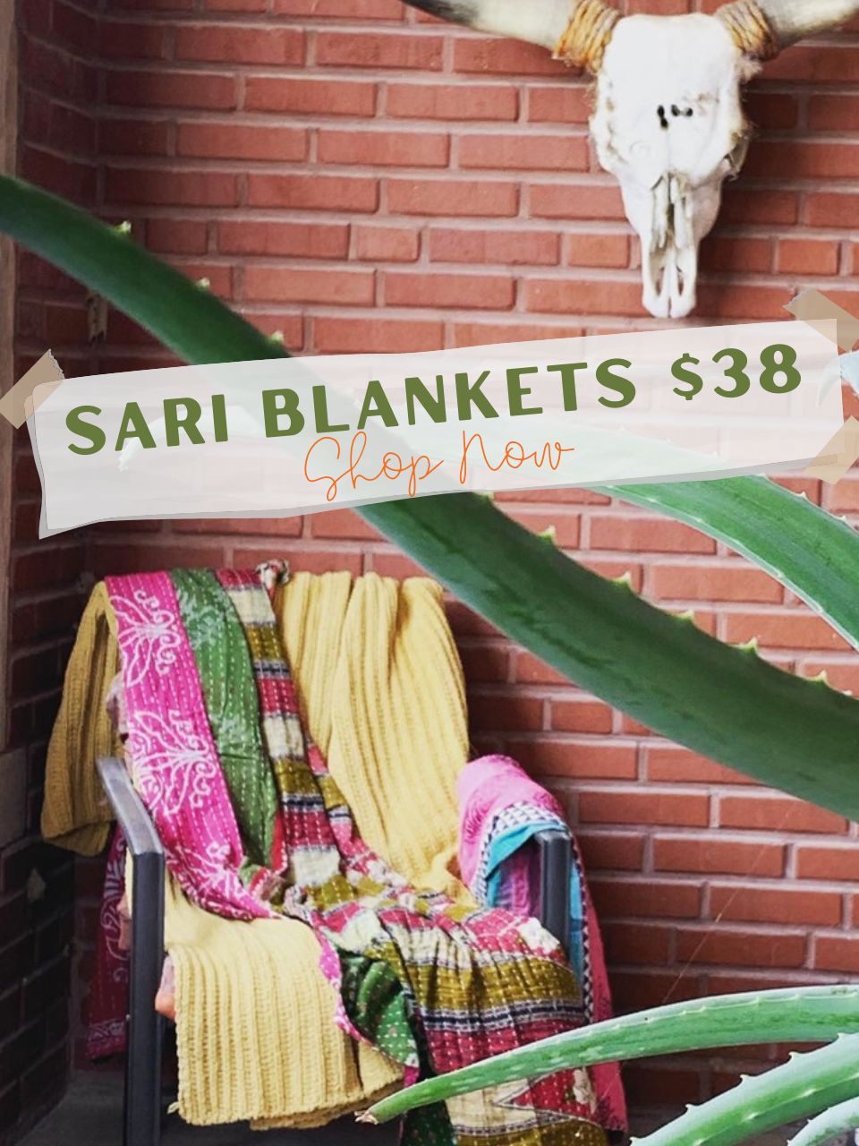 Shop Sari Kantha Blankets