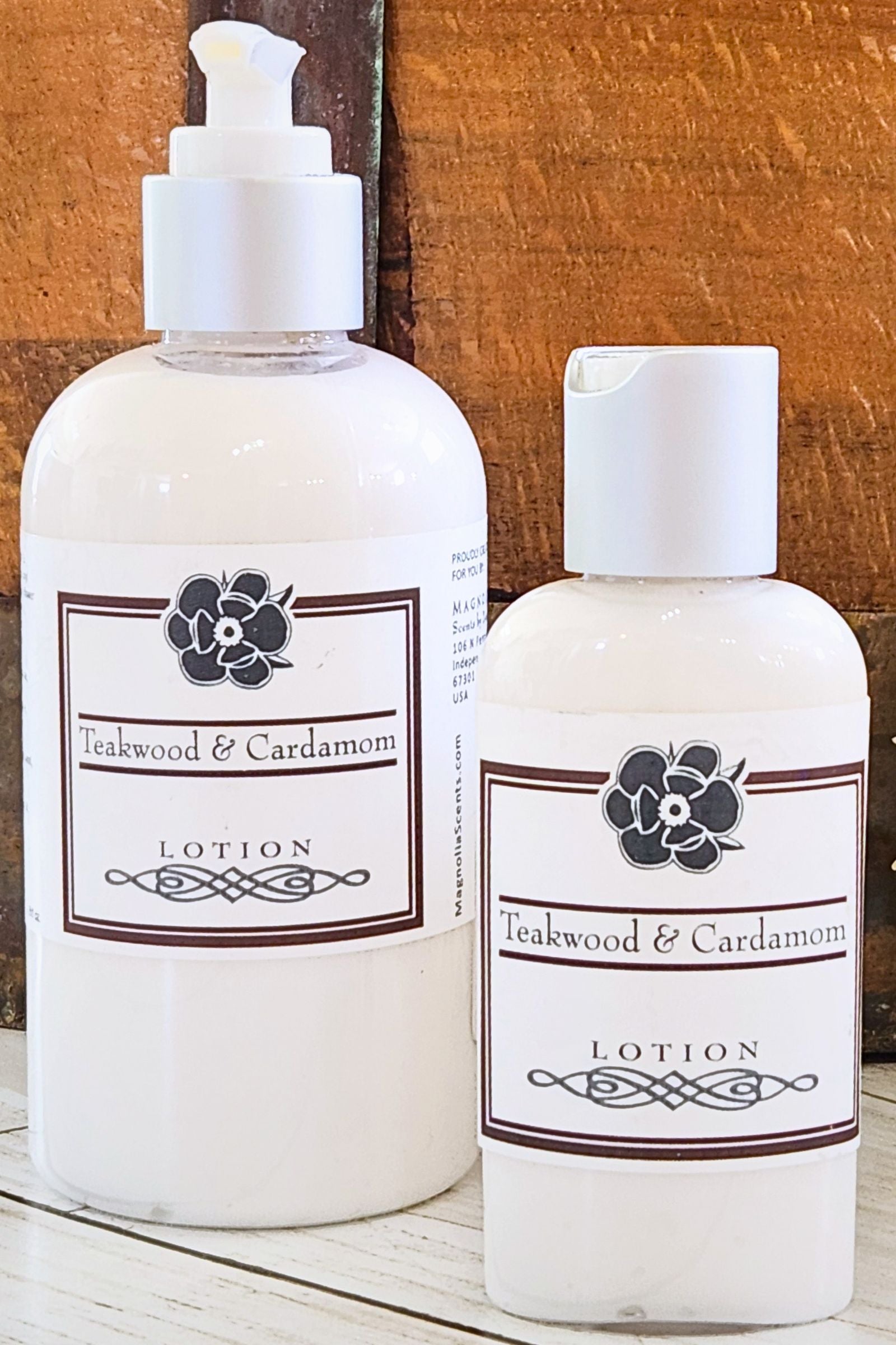 Teakwood & Cardamom 8oz. Lotion