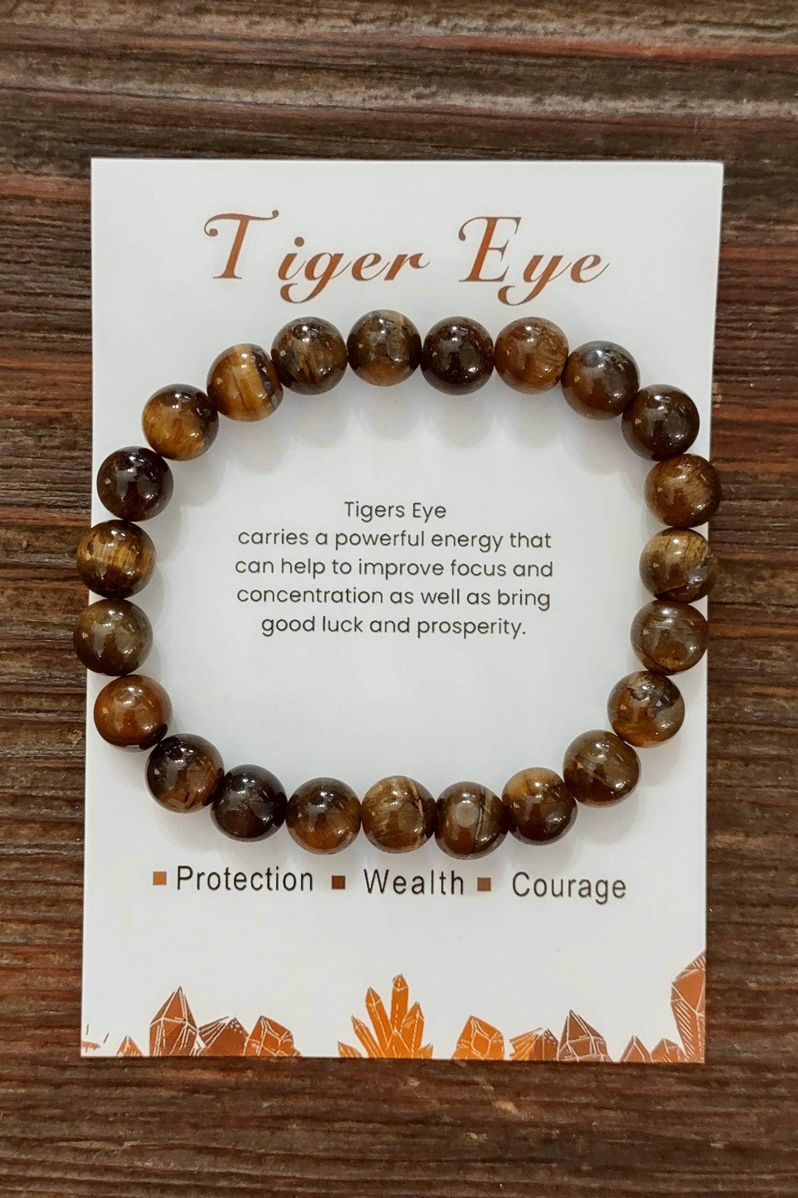 Tiger Eye Stone Stretch Bracelet