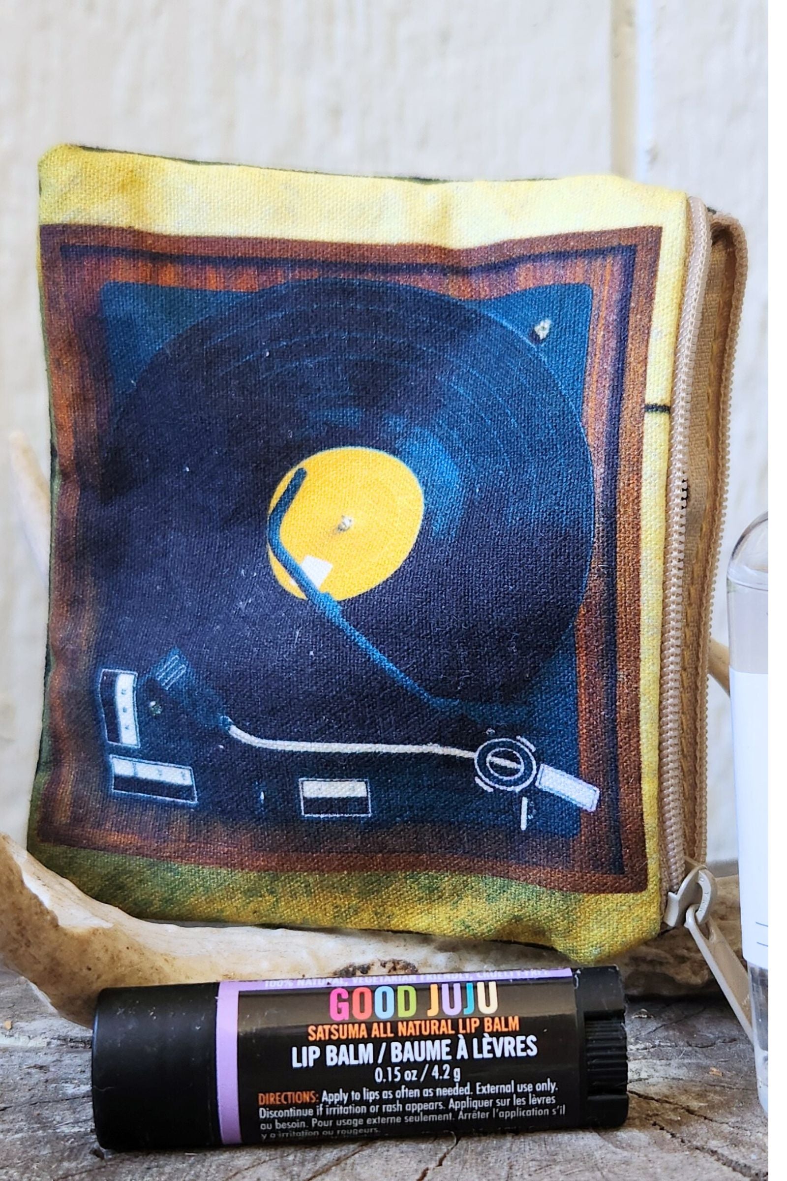 Turntable Print Coin Purse