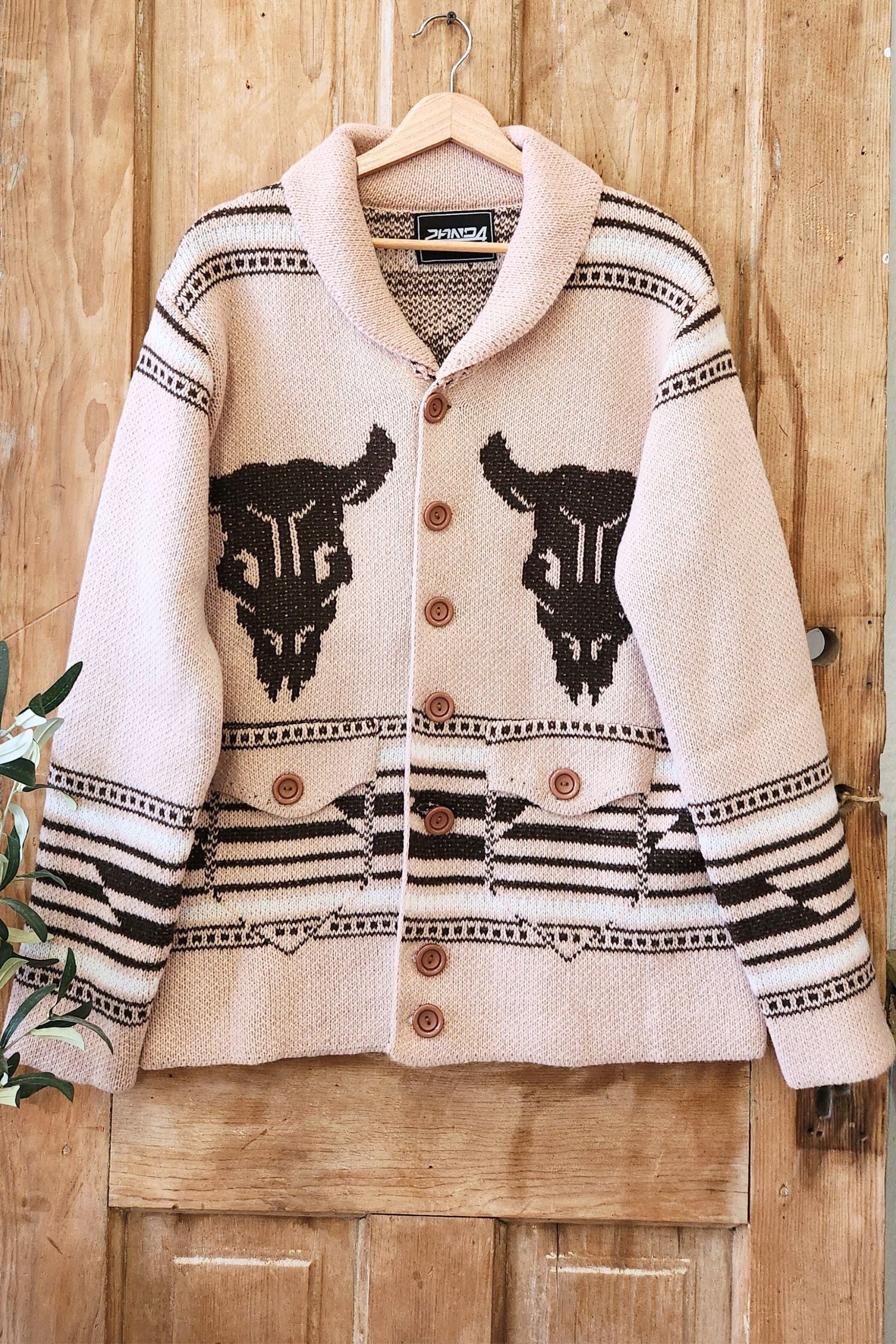 Western Cowboy Sweater Cardigan — Cactus Creek Shop