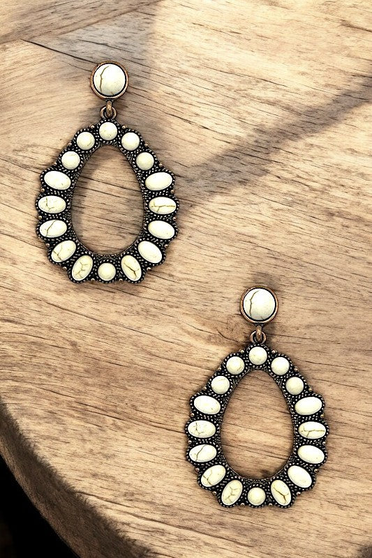 Western Teardrop Earrings