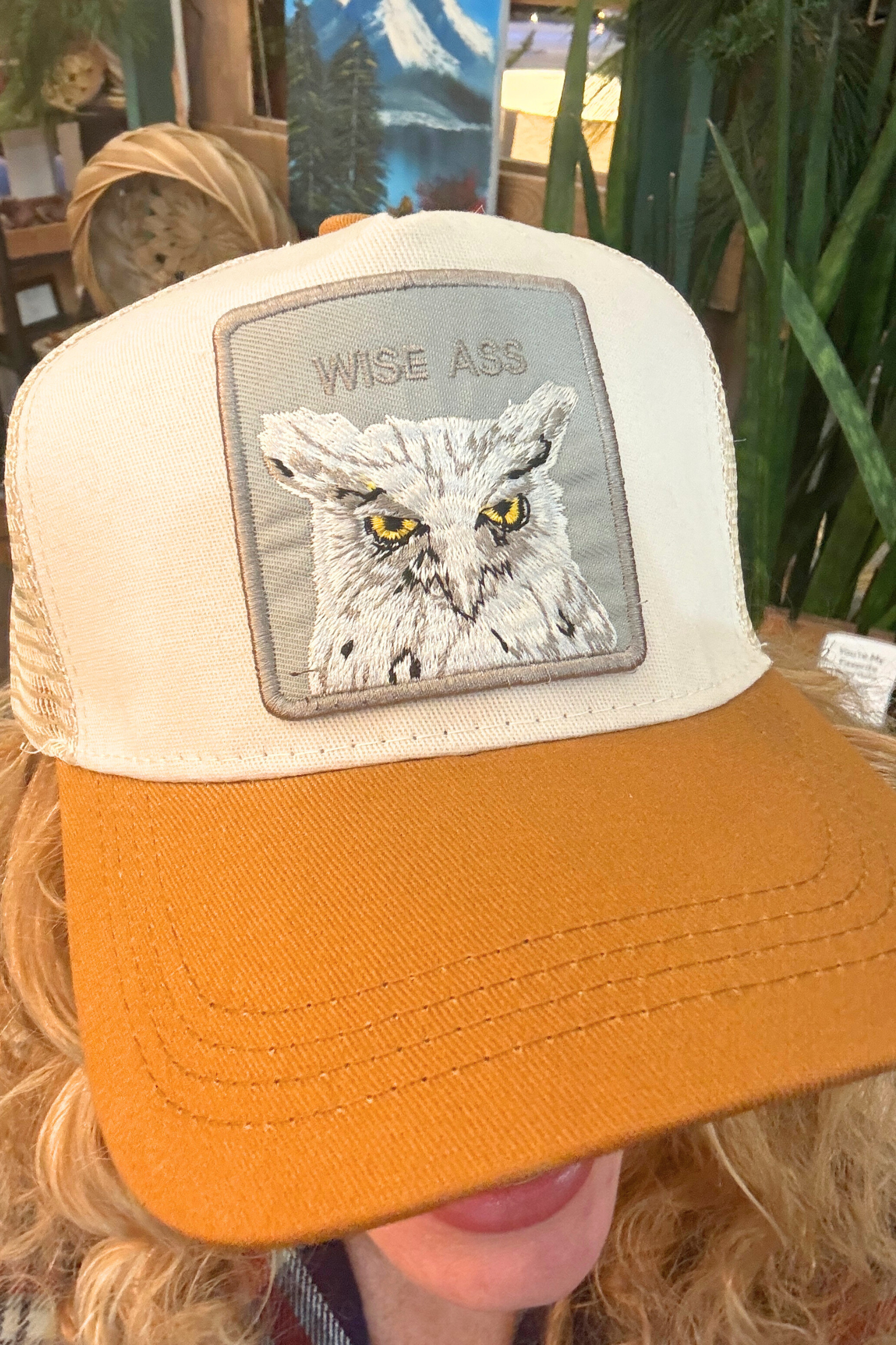 Wise Ass Owl Trucker Hat