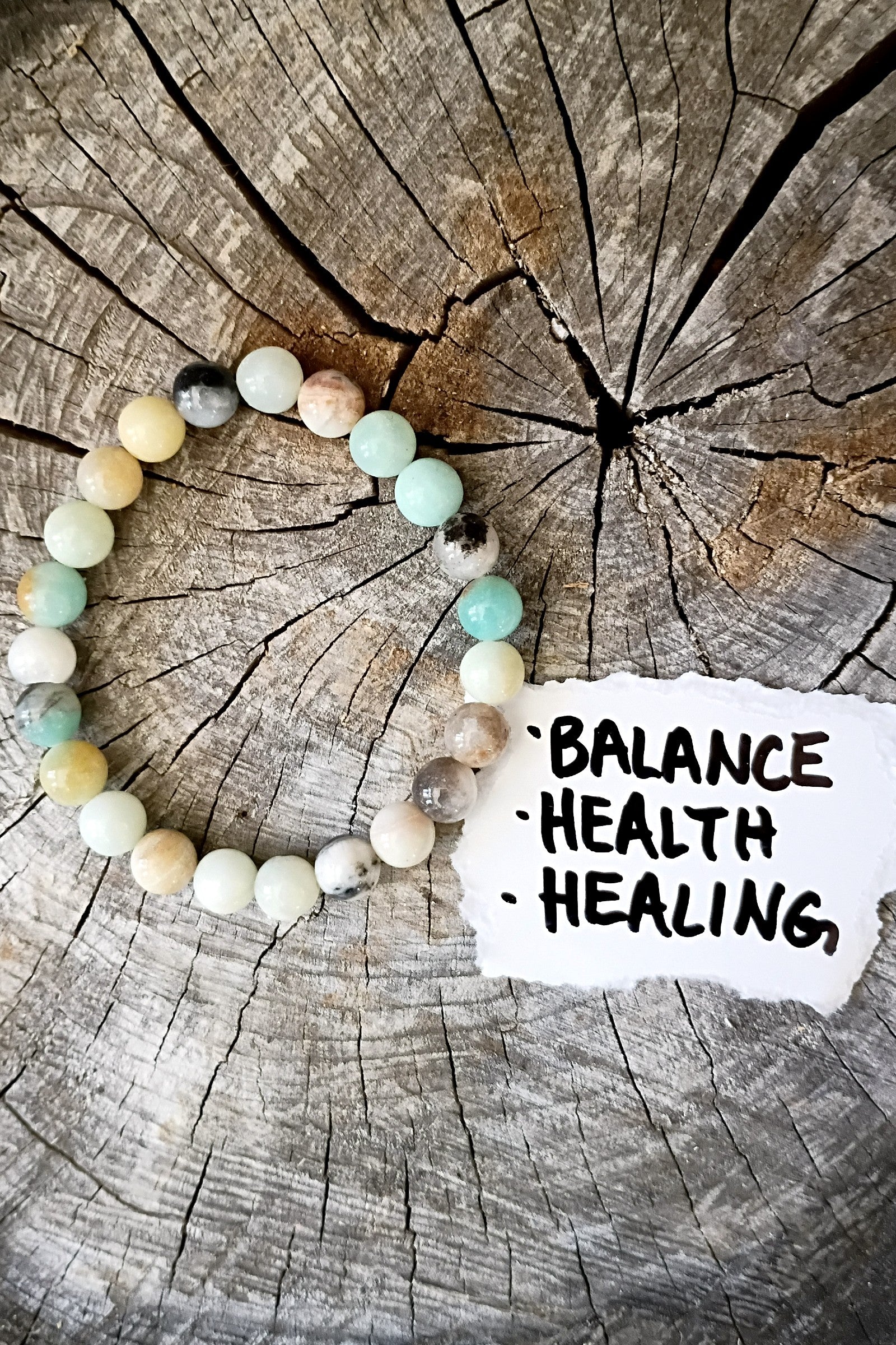 Amazonite Stone Stretch Bracelet