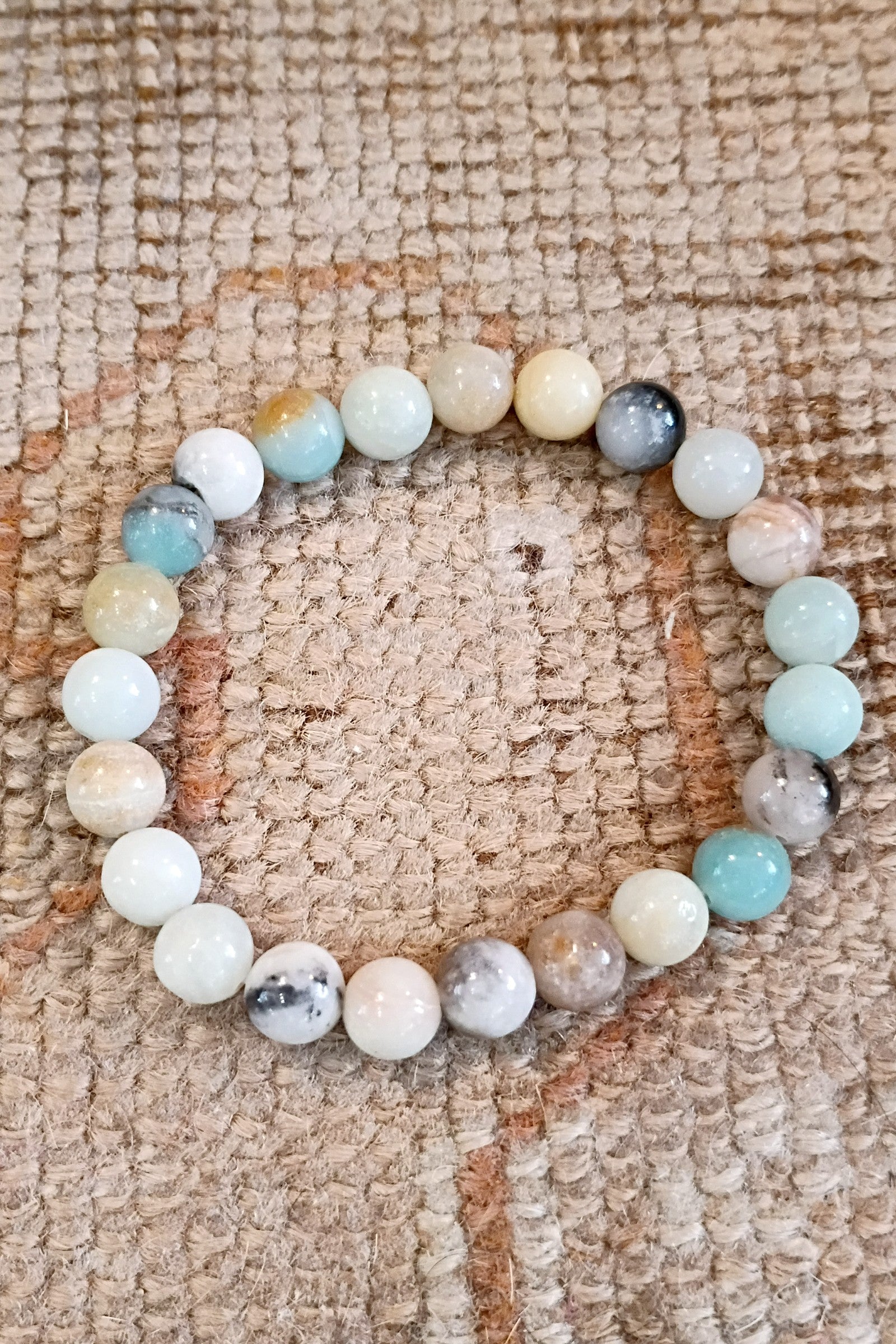 Amazonite Stone Stretch Bracelet