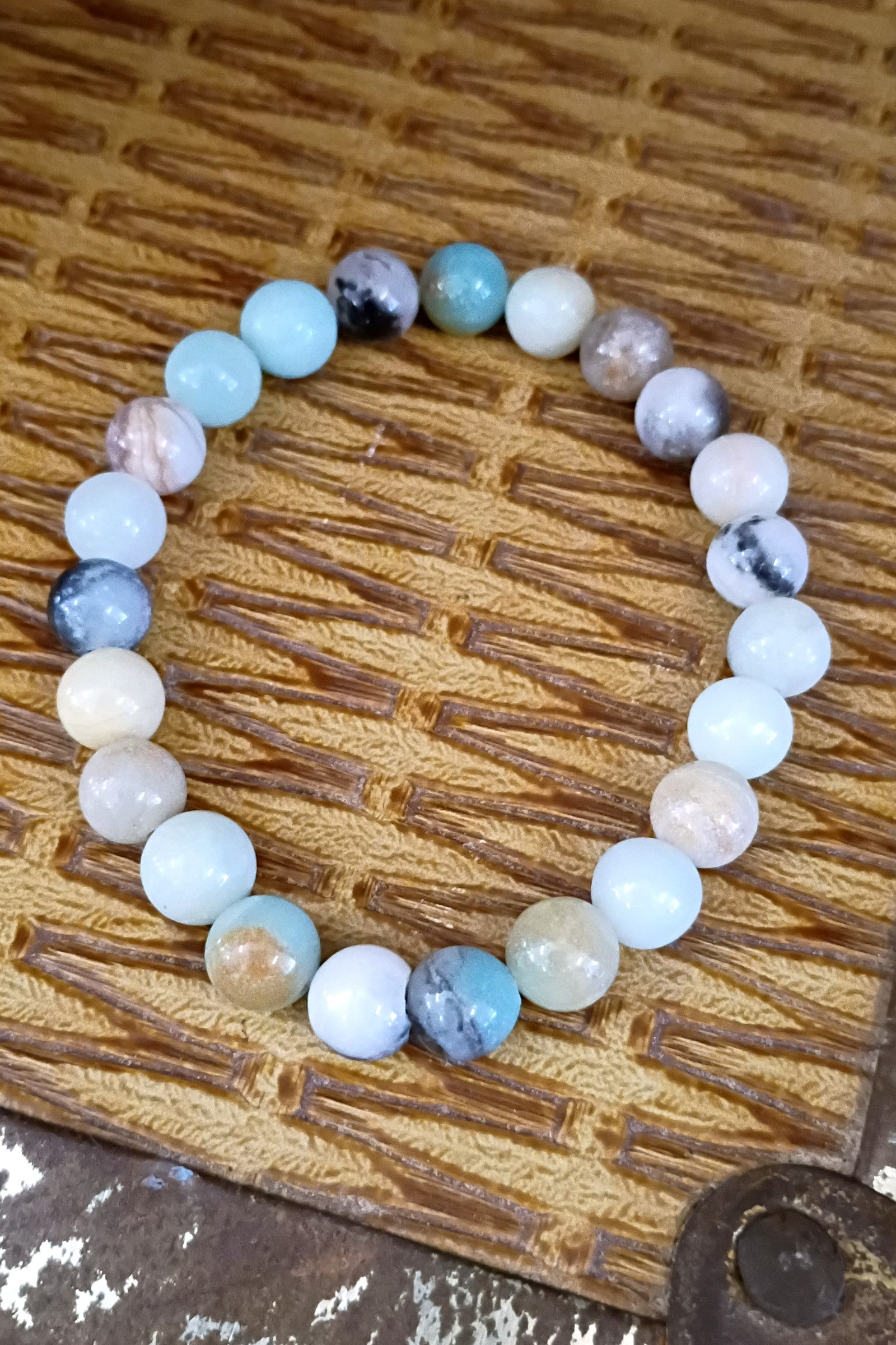 Amazonite Stone Stretch Bracelet