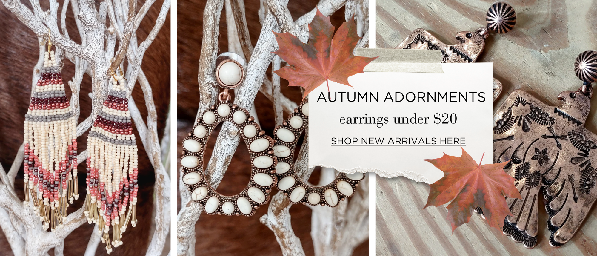 Fall Outfit Earrings from Cactus Creek Weston MO