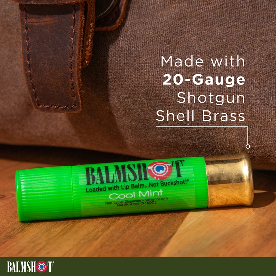 Balmshot Cool Mint Camo Beeswax Lip Balm