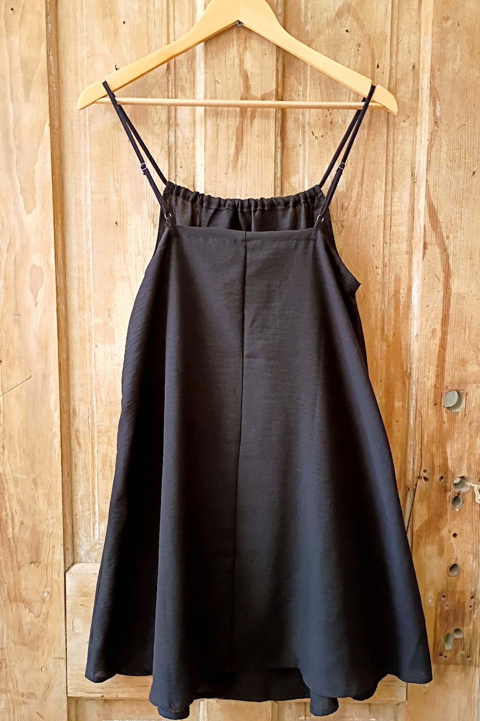Black Woven Summer Mini Dress - Zenana - Sizes S-L - $3 Ship