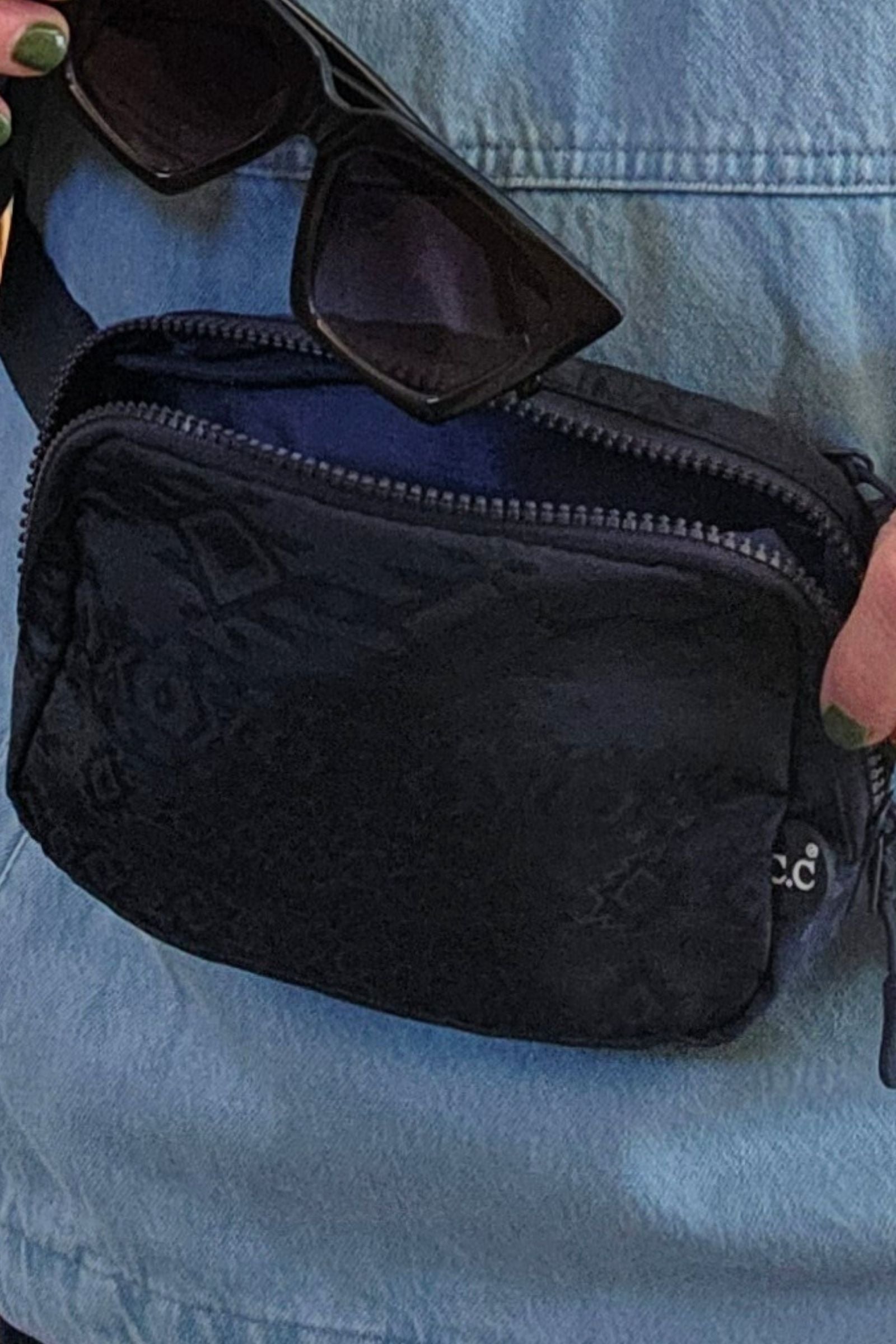 CC Navy Southwest Fanny Pack