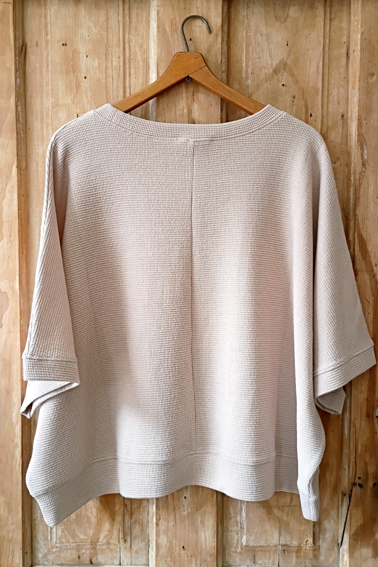 Cocoa Double Knit Short Sleeve Top