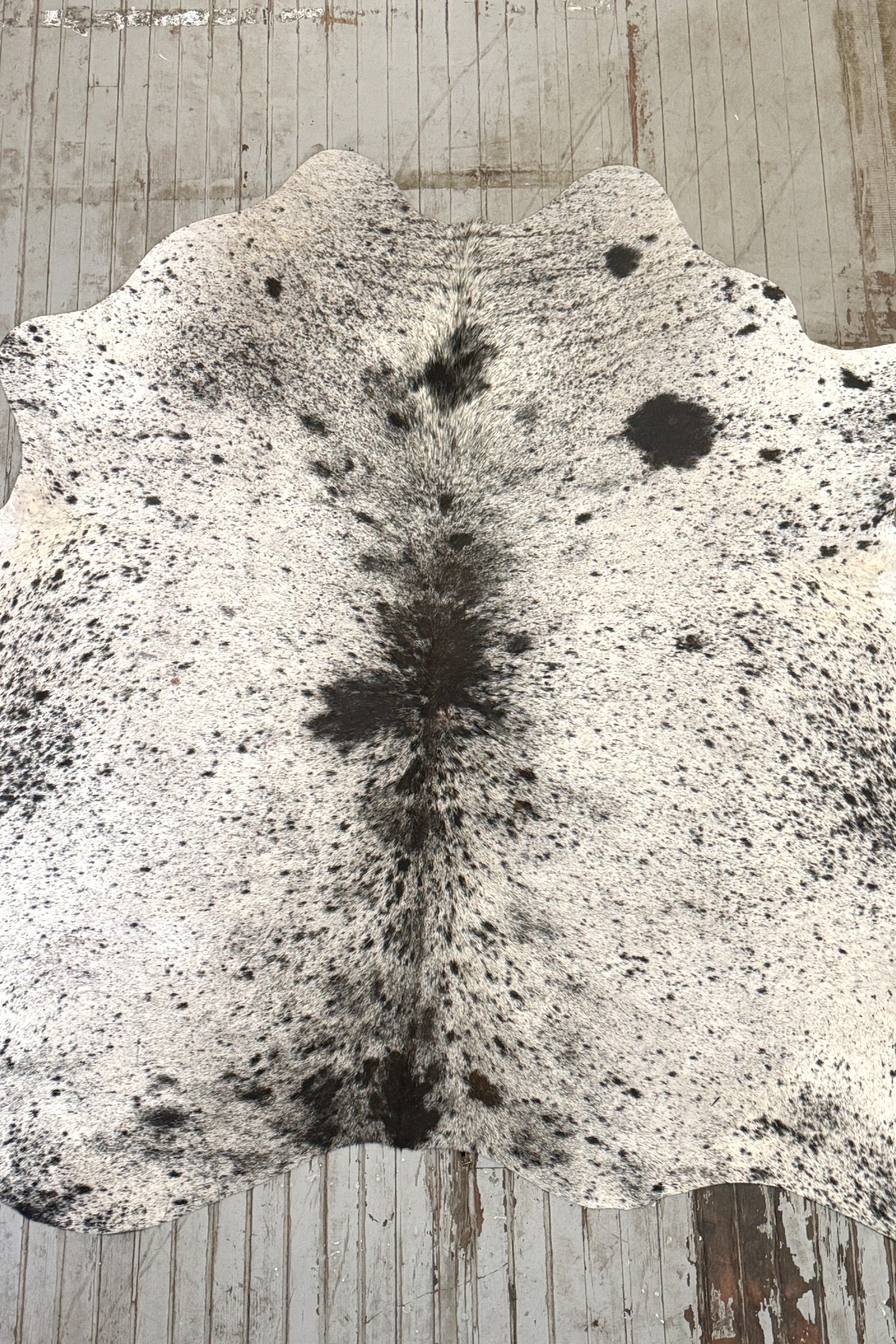 Salt & Pepper Cowhide Rug #3108