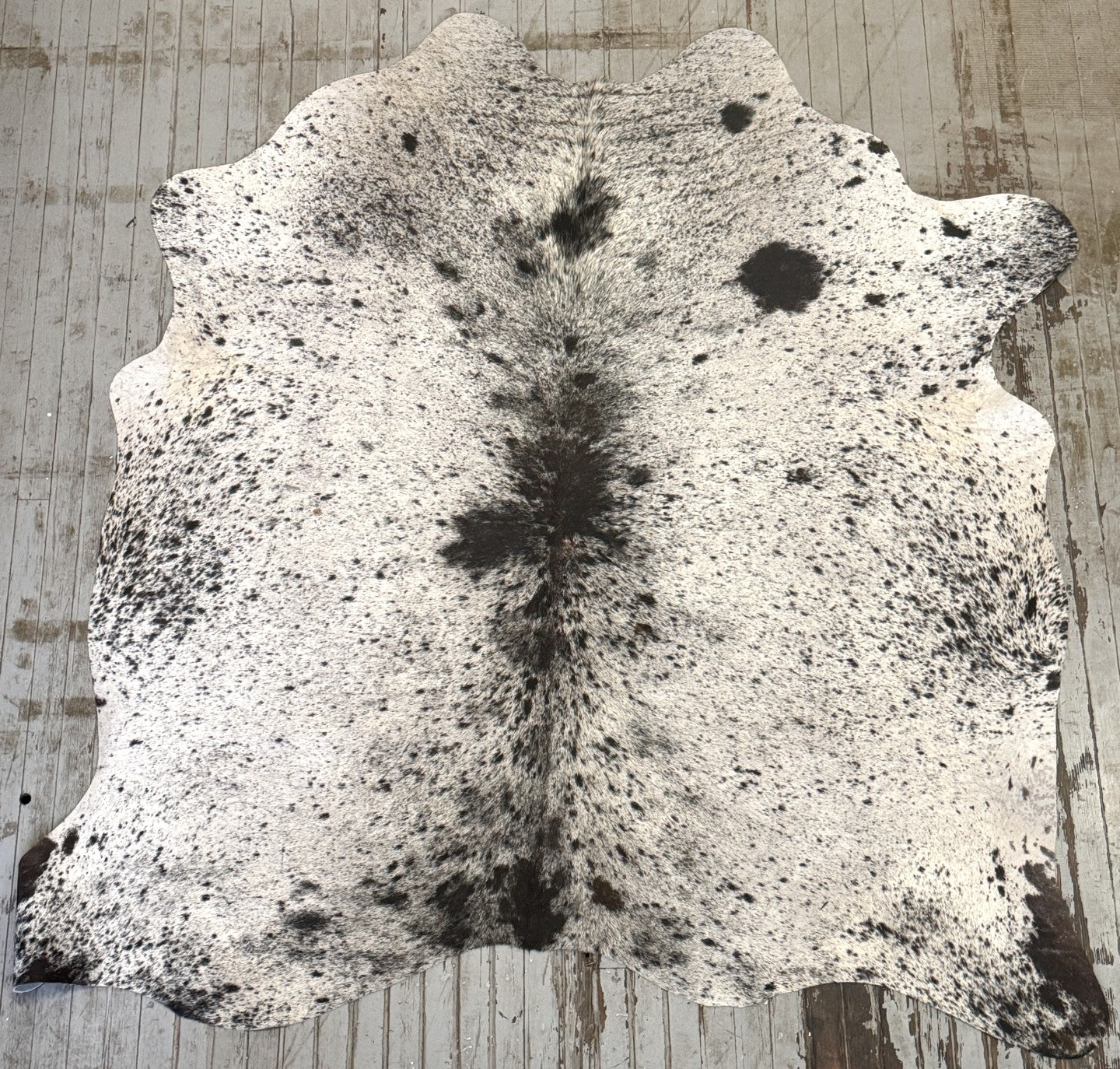 Salt & Pepper Cowhide Rug #3108