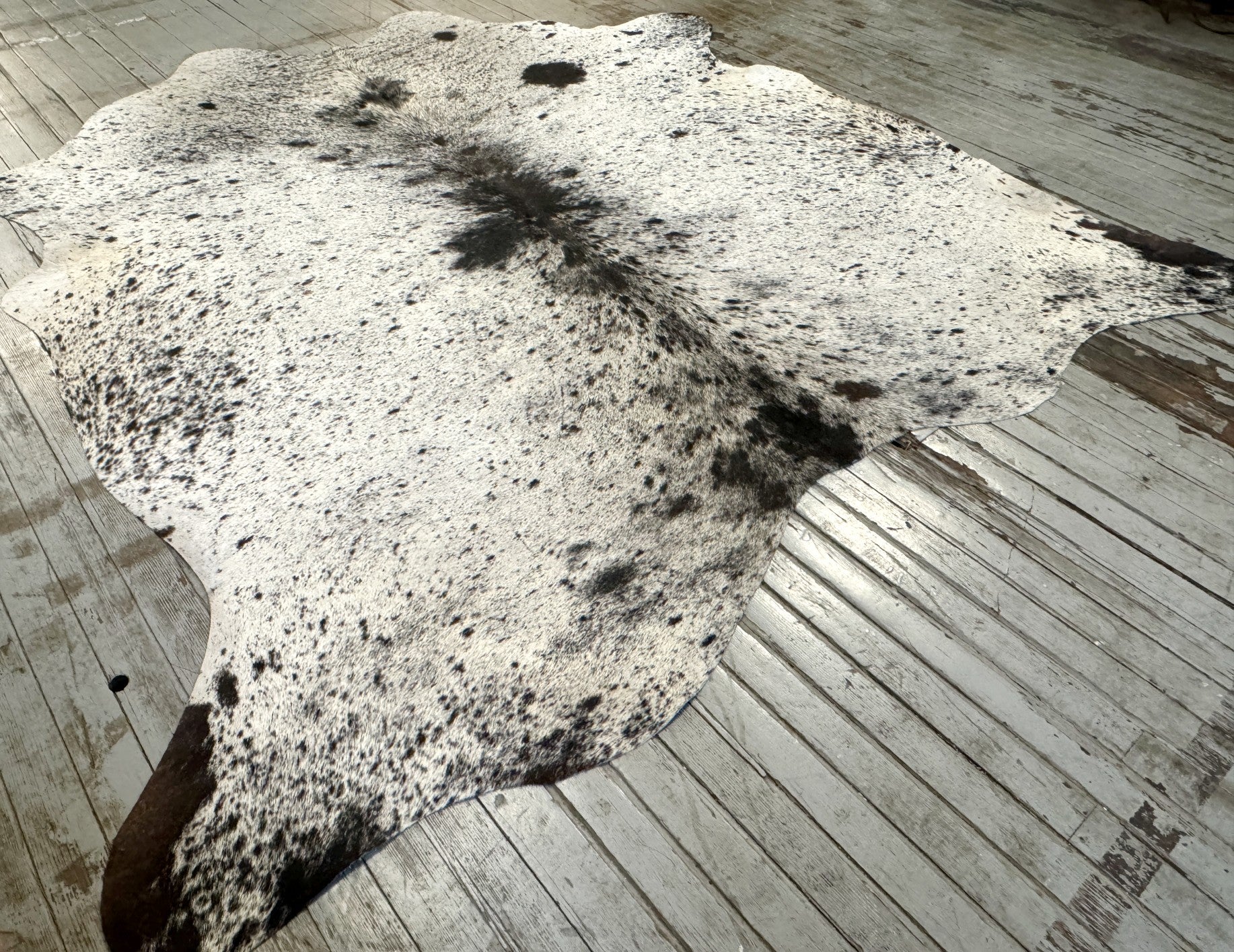 Salt & Pepper Cowhide Rug #3108