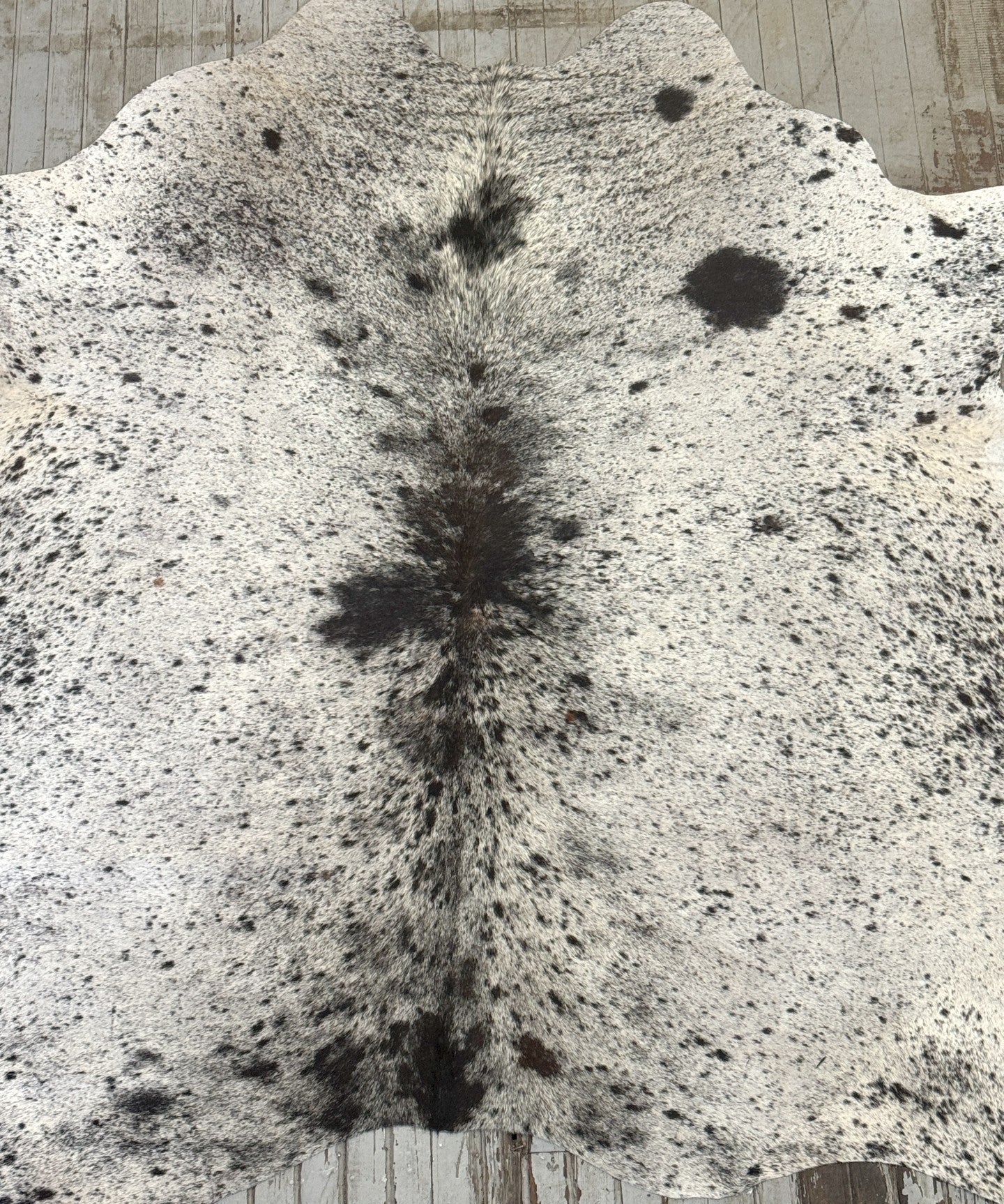 Salt & Pepper Cowhide Rug #3108
