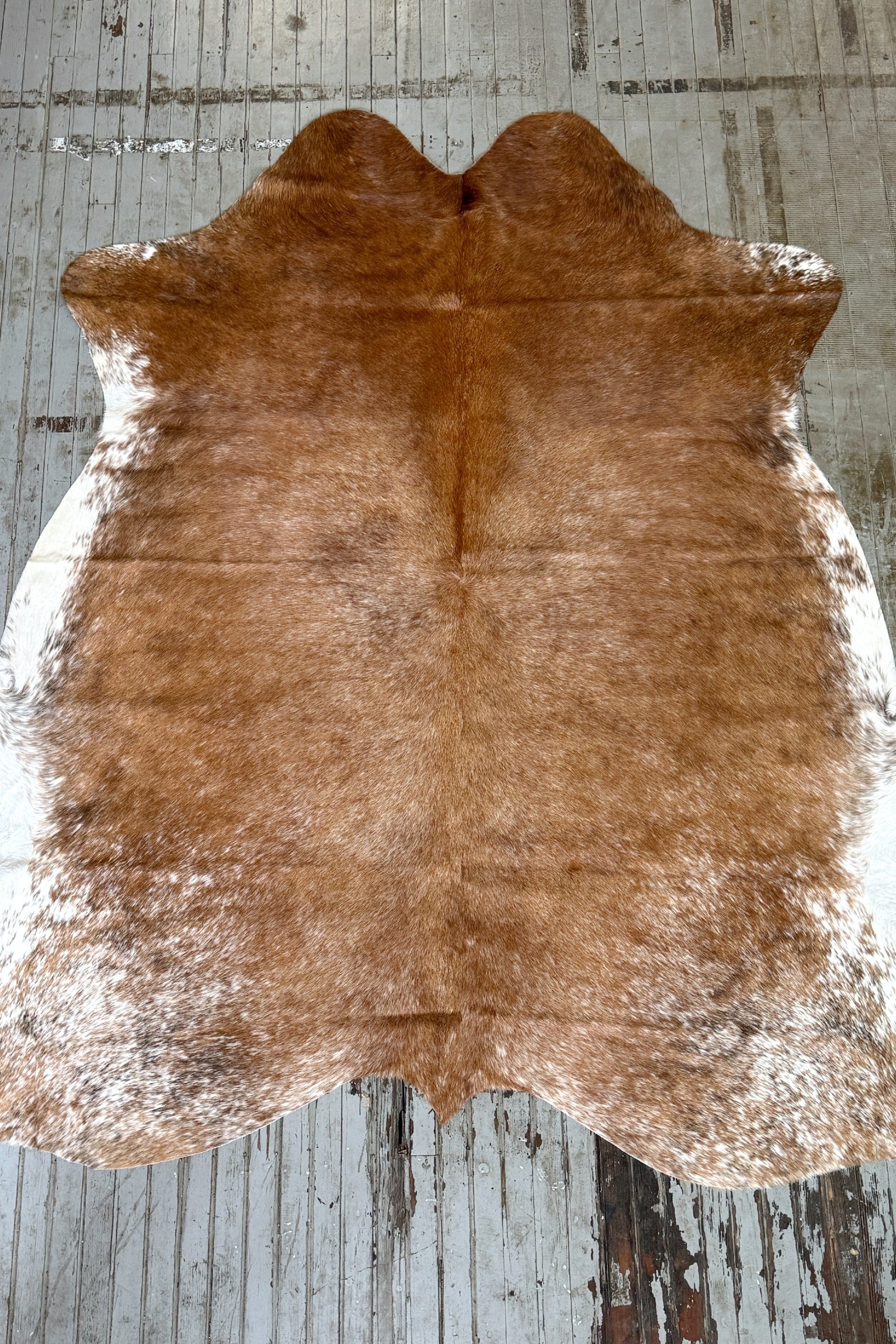 Reddish Brown Cowhide Rug #3122