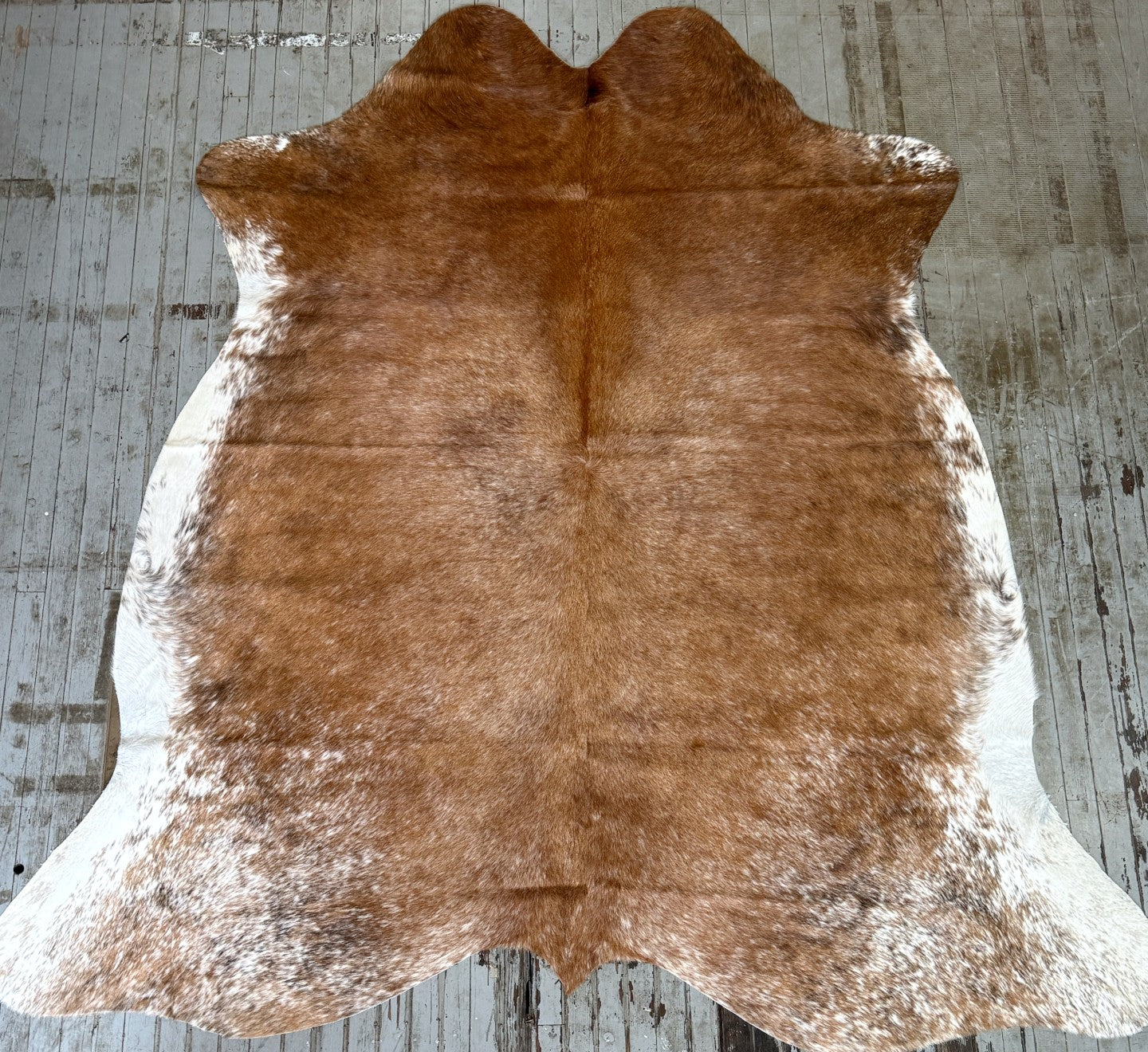 Reddish Brown Cowhide Rug #3122