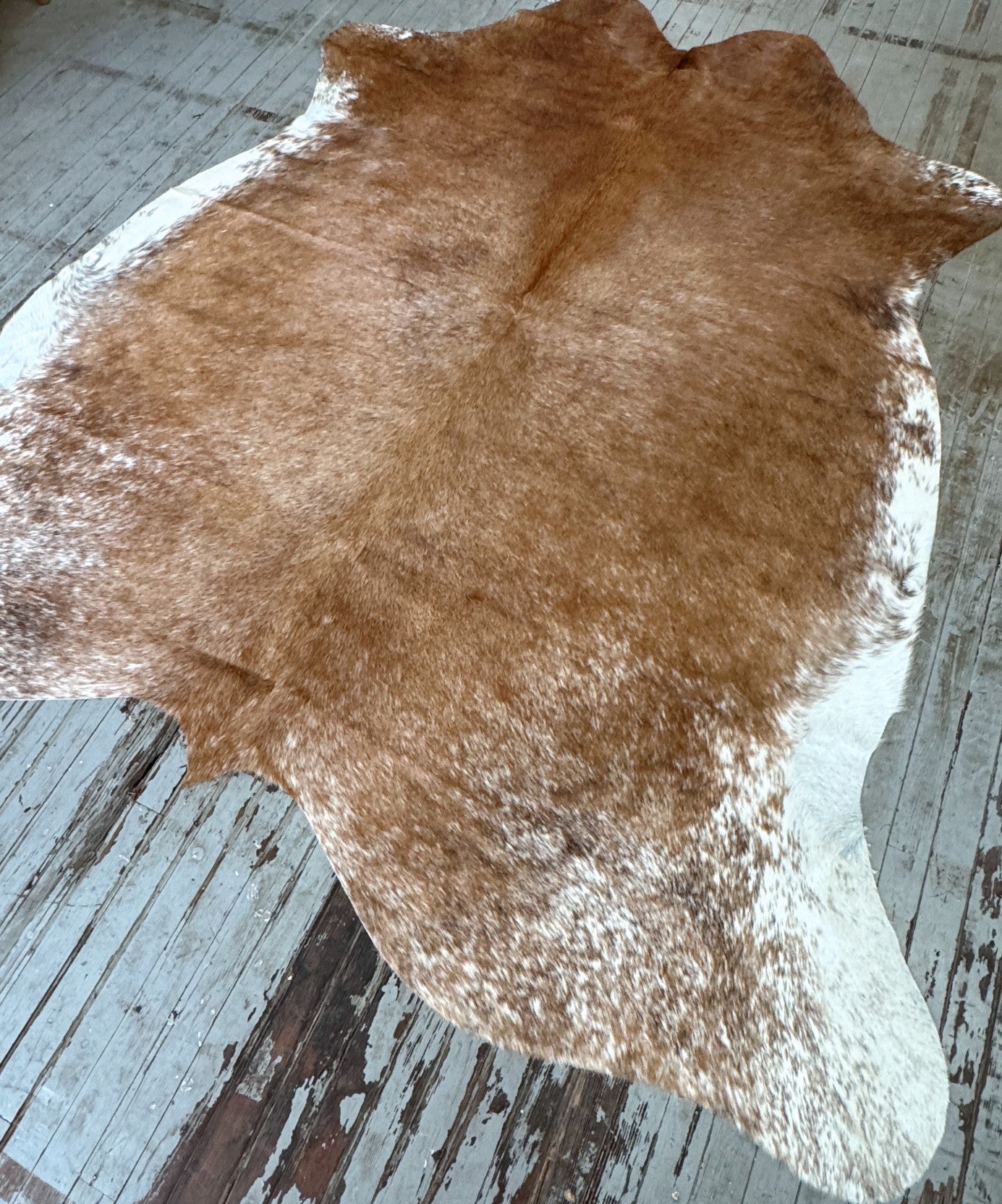 Reddish Brown Cowhide Rug #3122