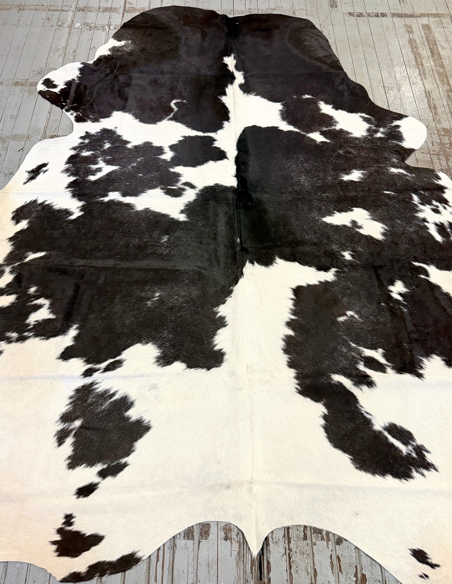 Black & White Cowhide Rug #3123